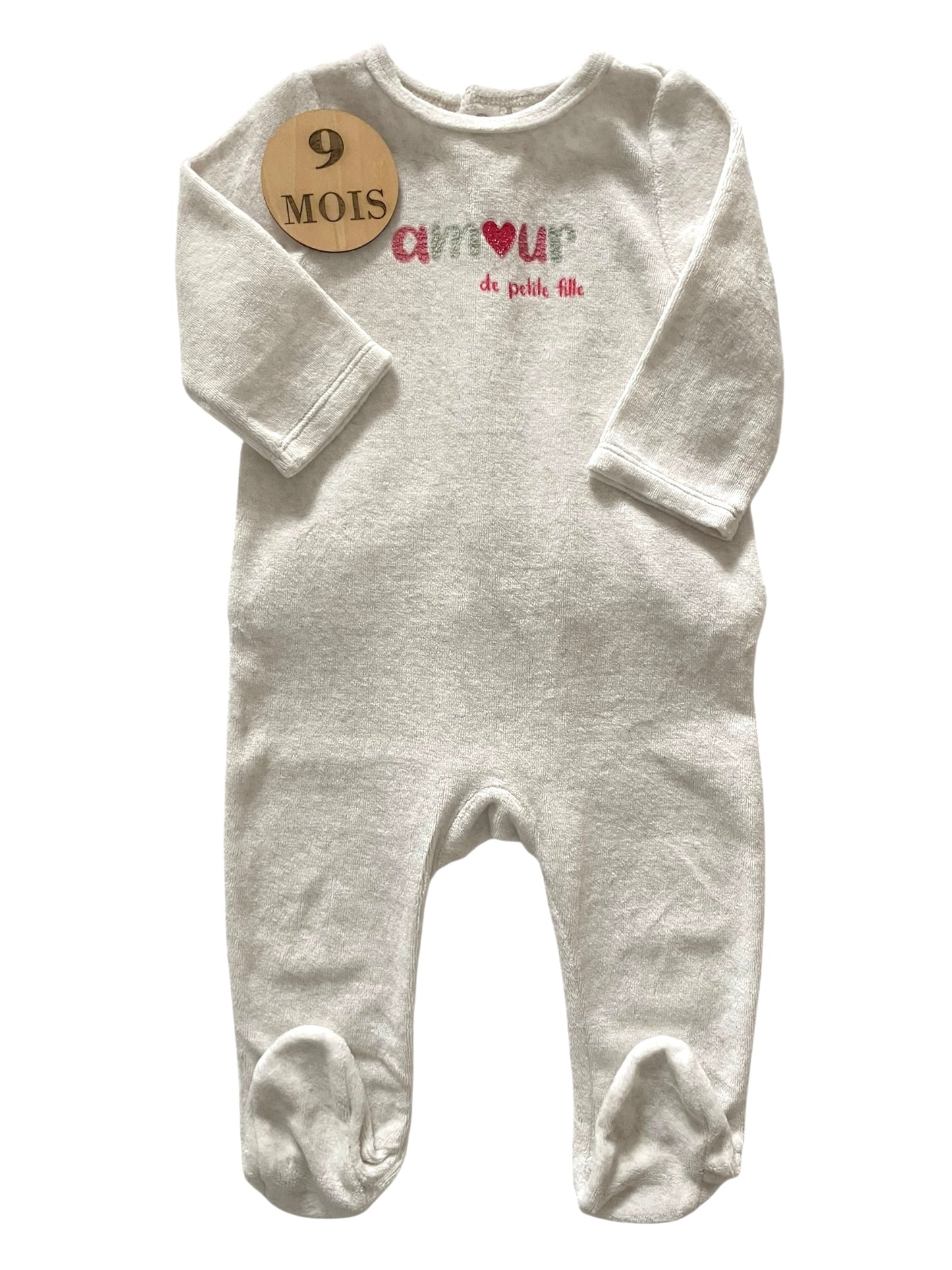 Pyjama velours, écru, TAO