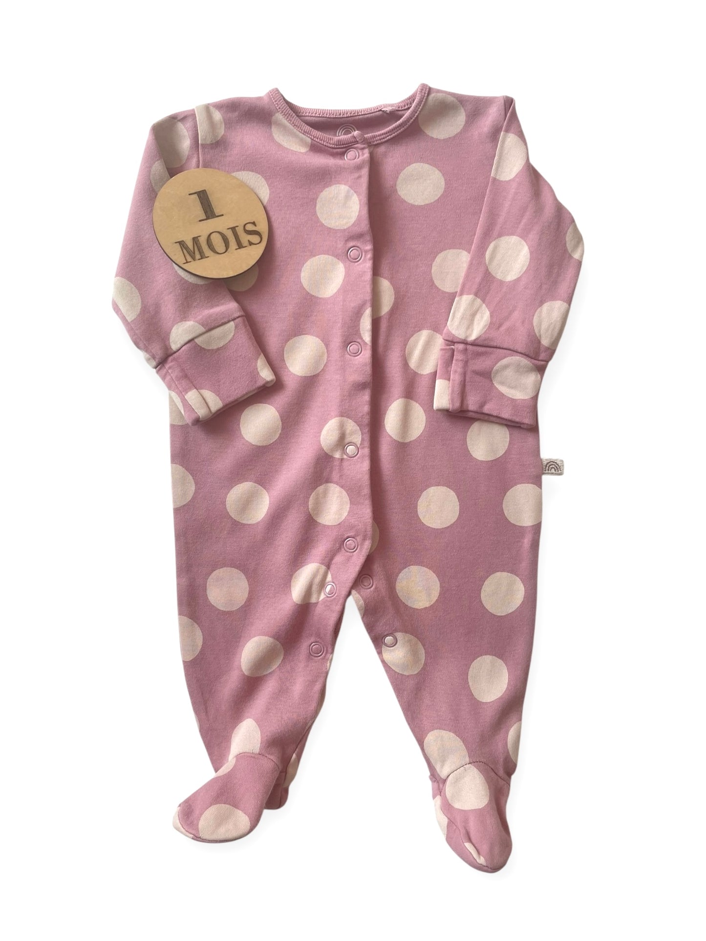 Pyjama coton, rose à pois, Next