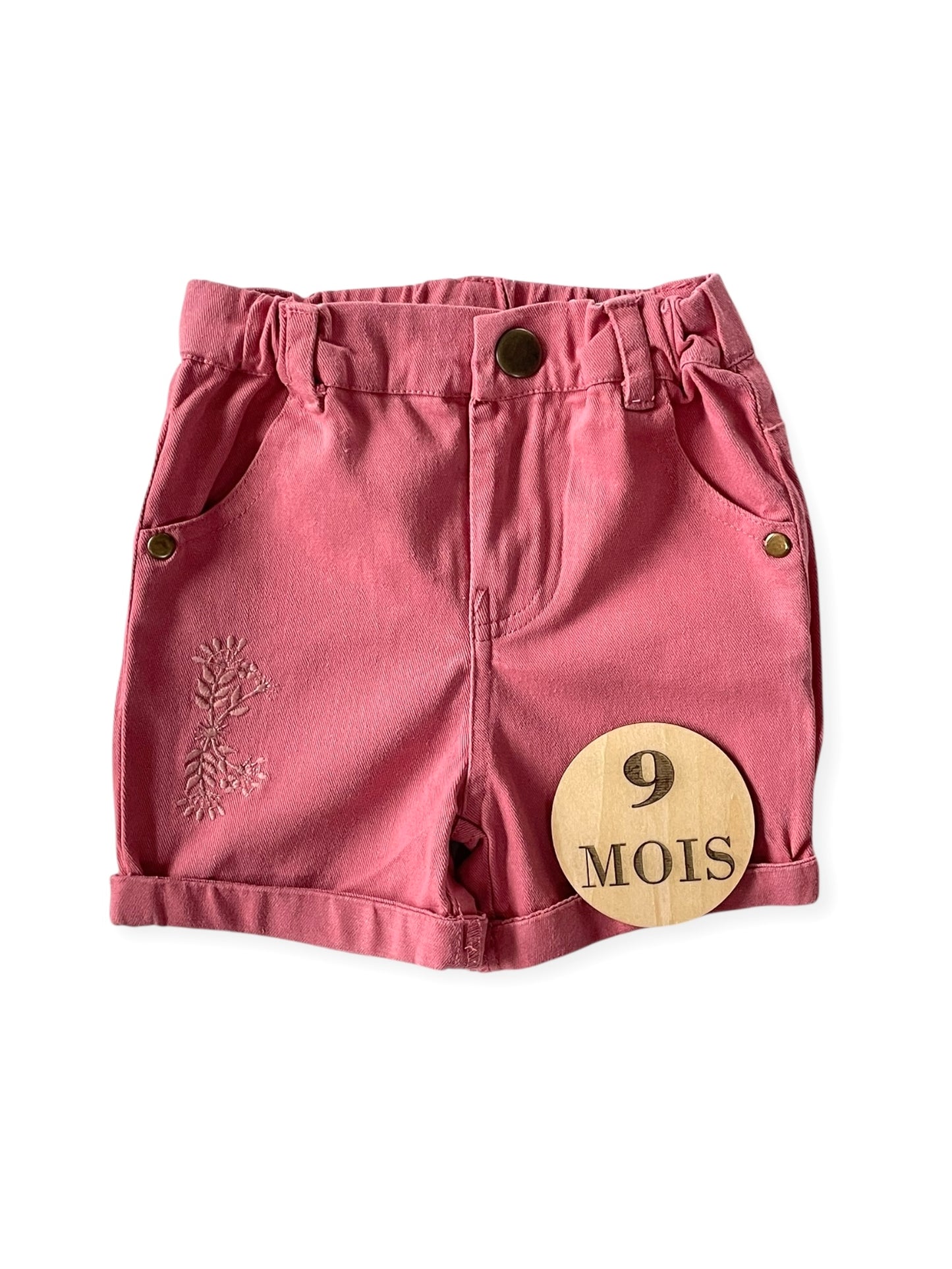 Short en jean rose, Tissaïa