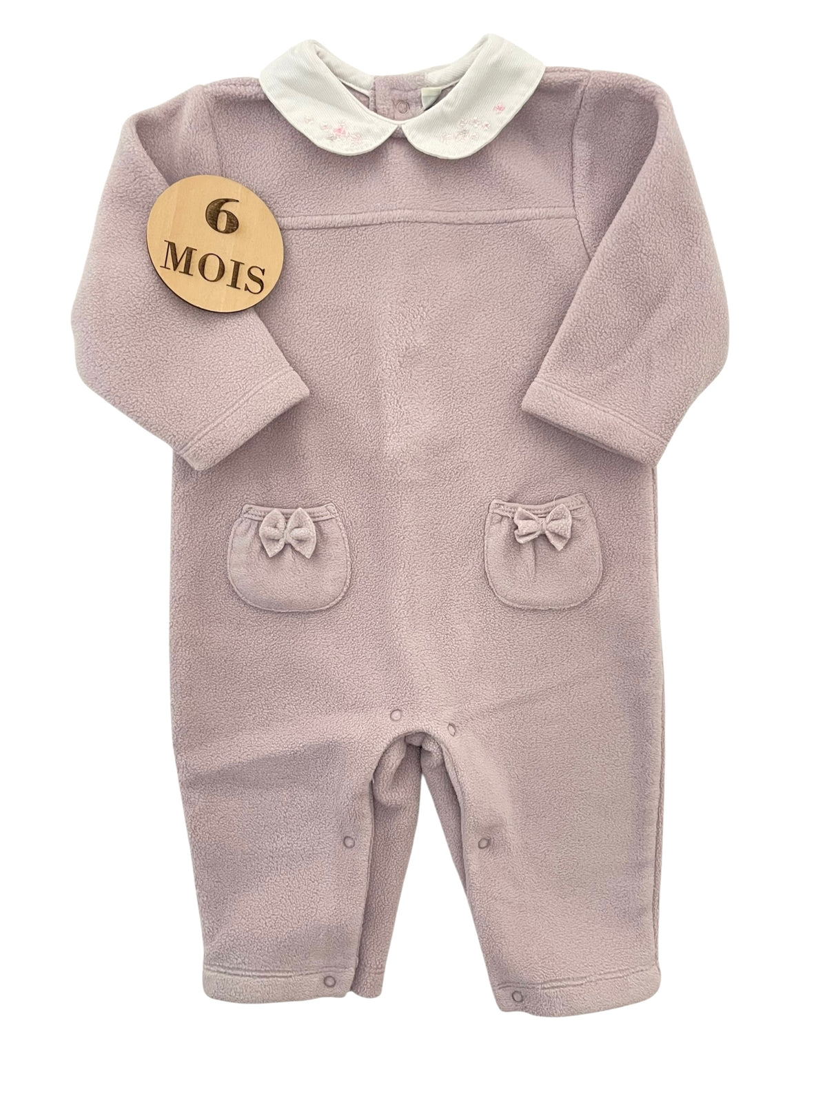 Pyjama à col, polaire, Bout’chou