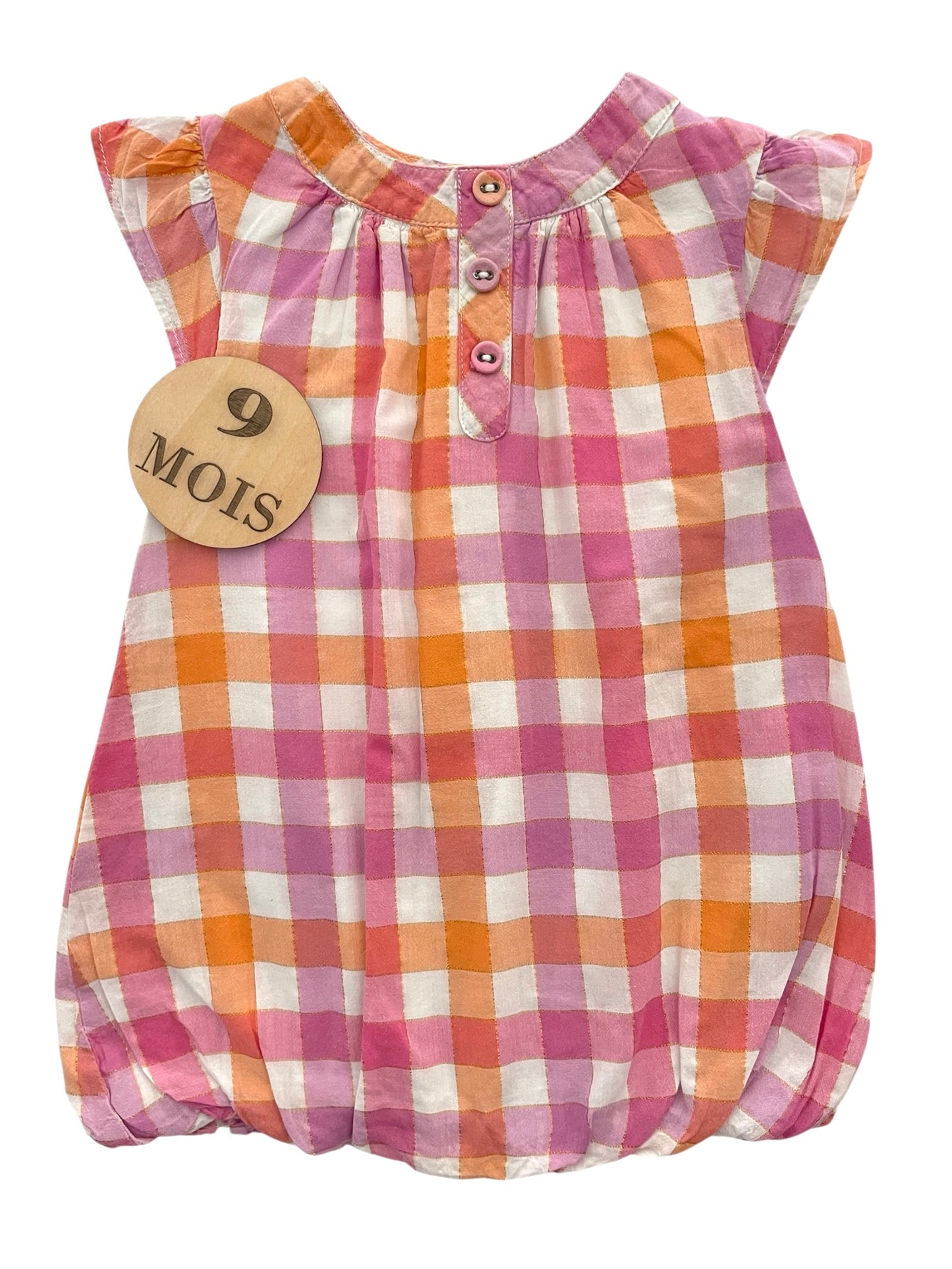Robe boule, orange et violette, Kitchoun