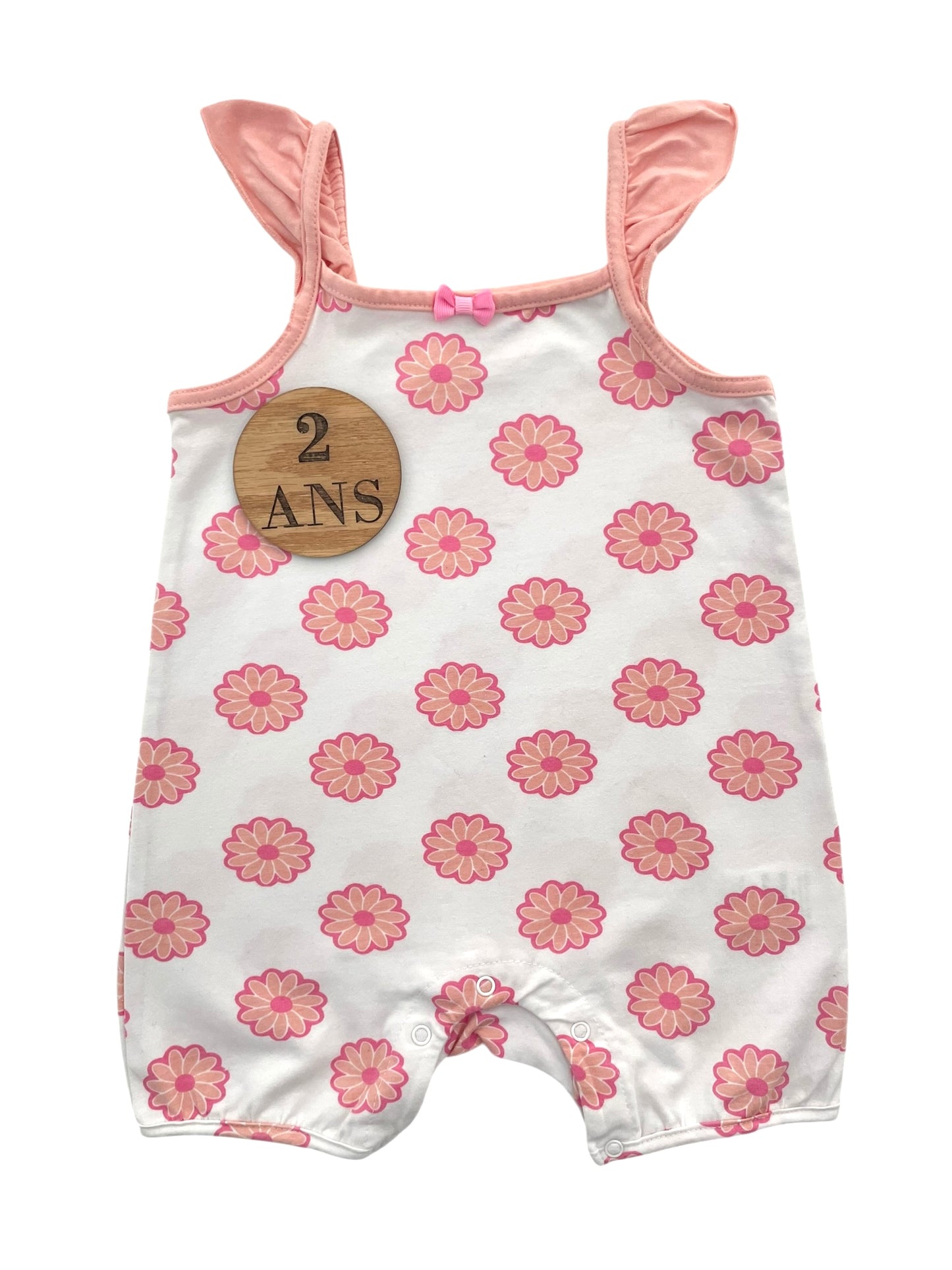 Combishort blanche, fleurie, Orchestra