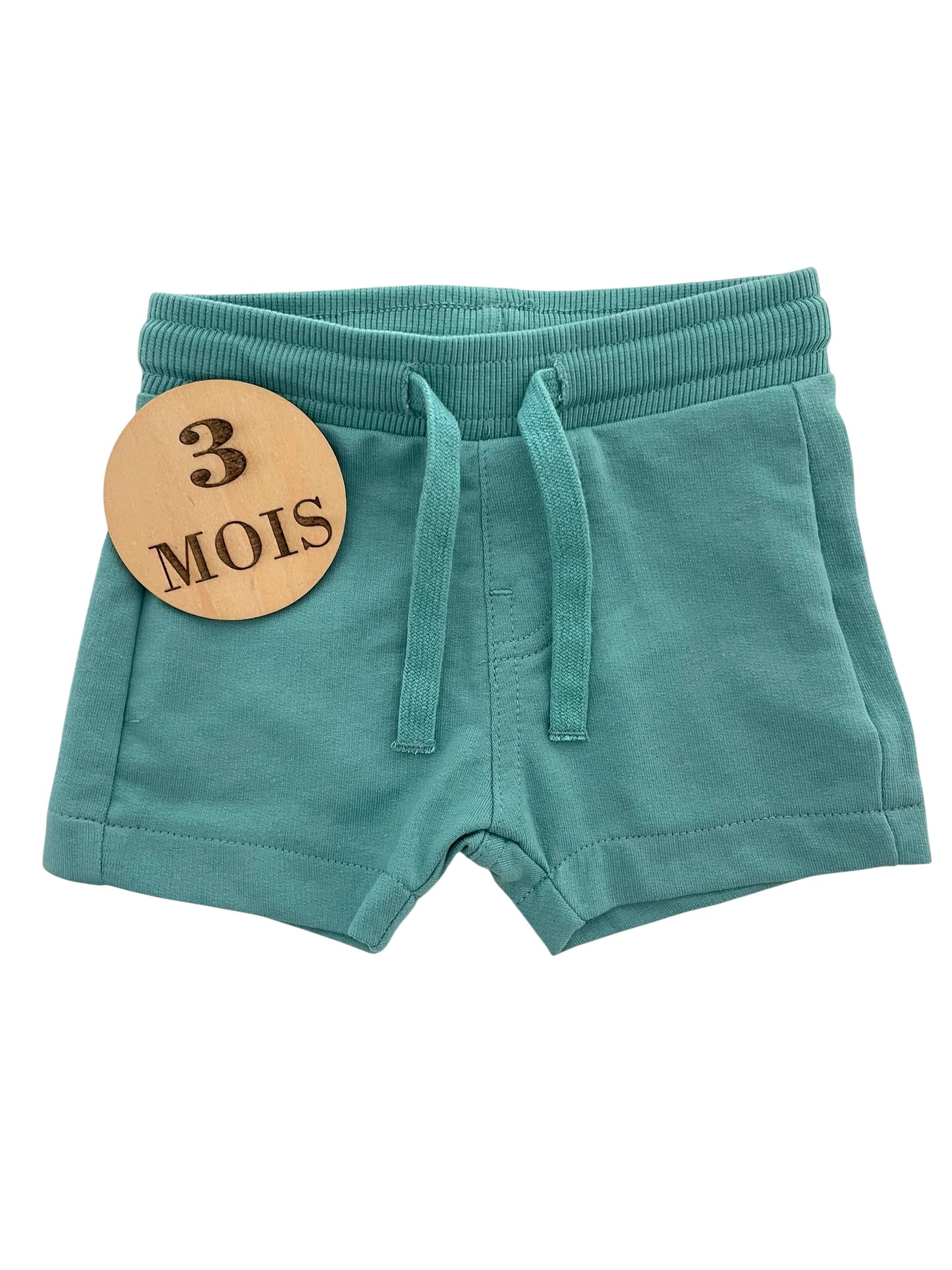 Short molleton turquoise, Gémo