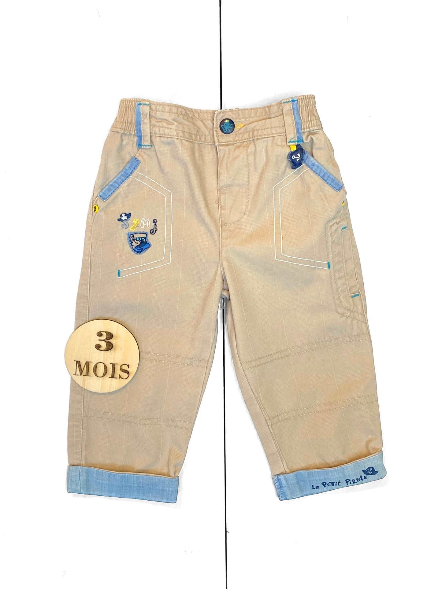 Pantalon en toile, beige, Sergent Major