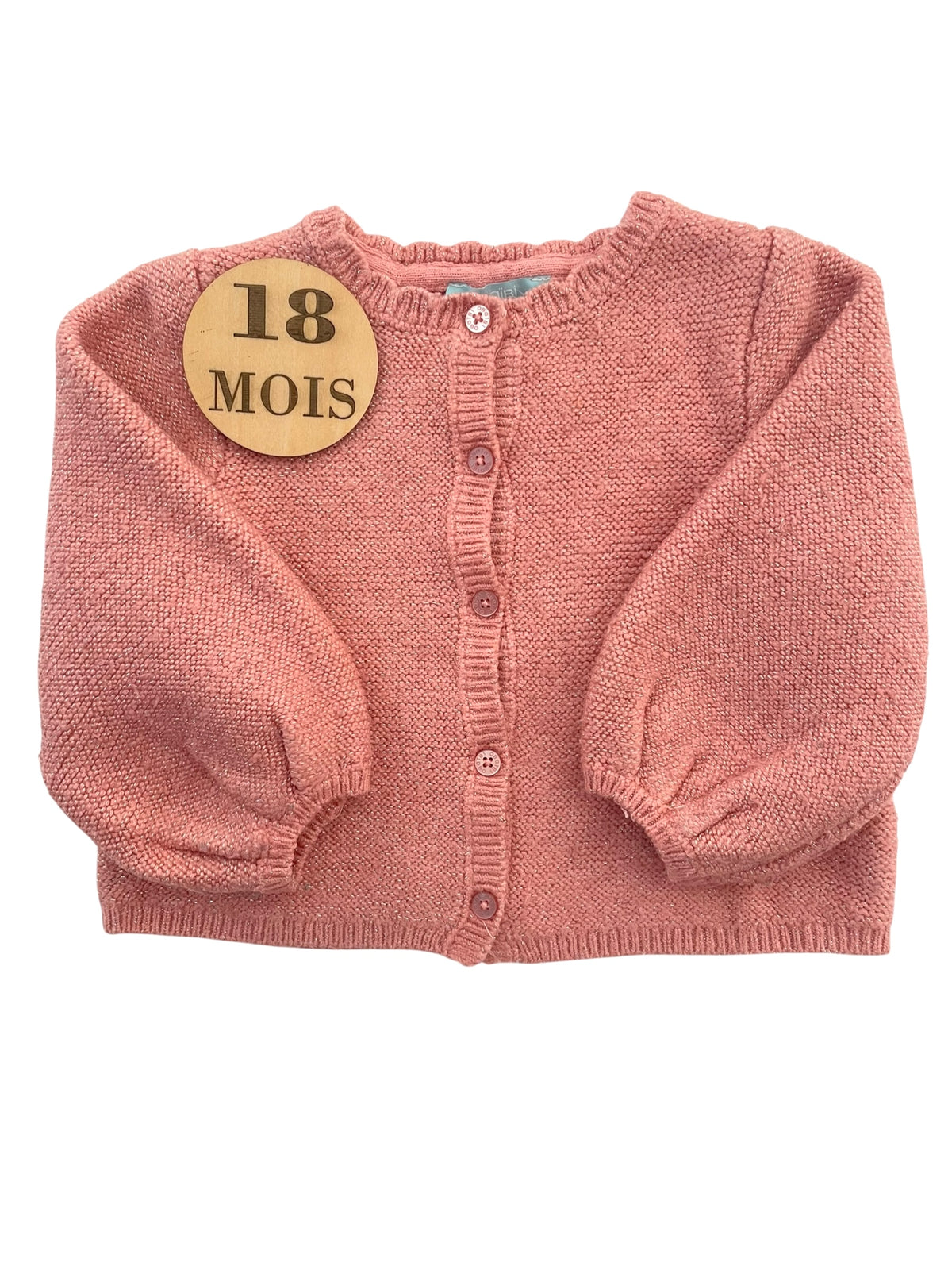Gilet rose pailleté, Obaïbi