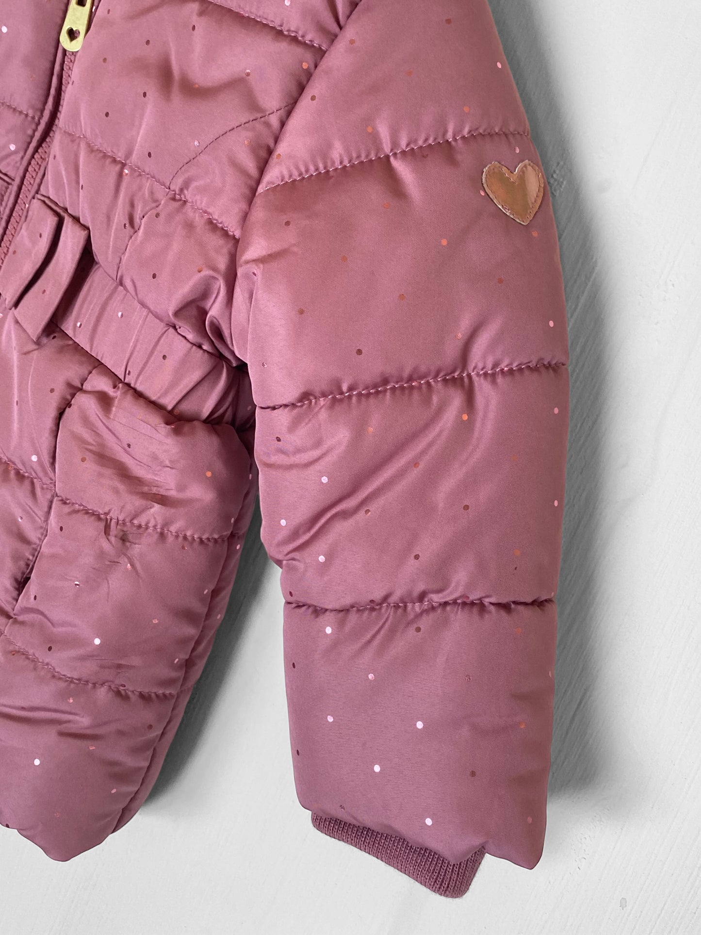 Manteau imperméable, doublé polaire, rose, Staccato