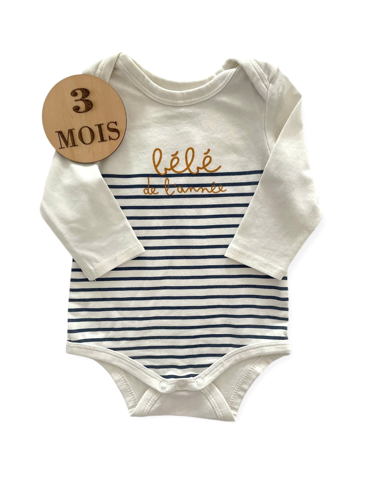 Body écru, rayé, TAO
