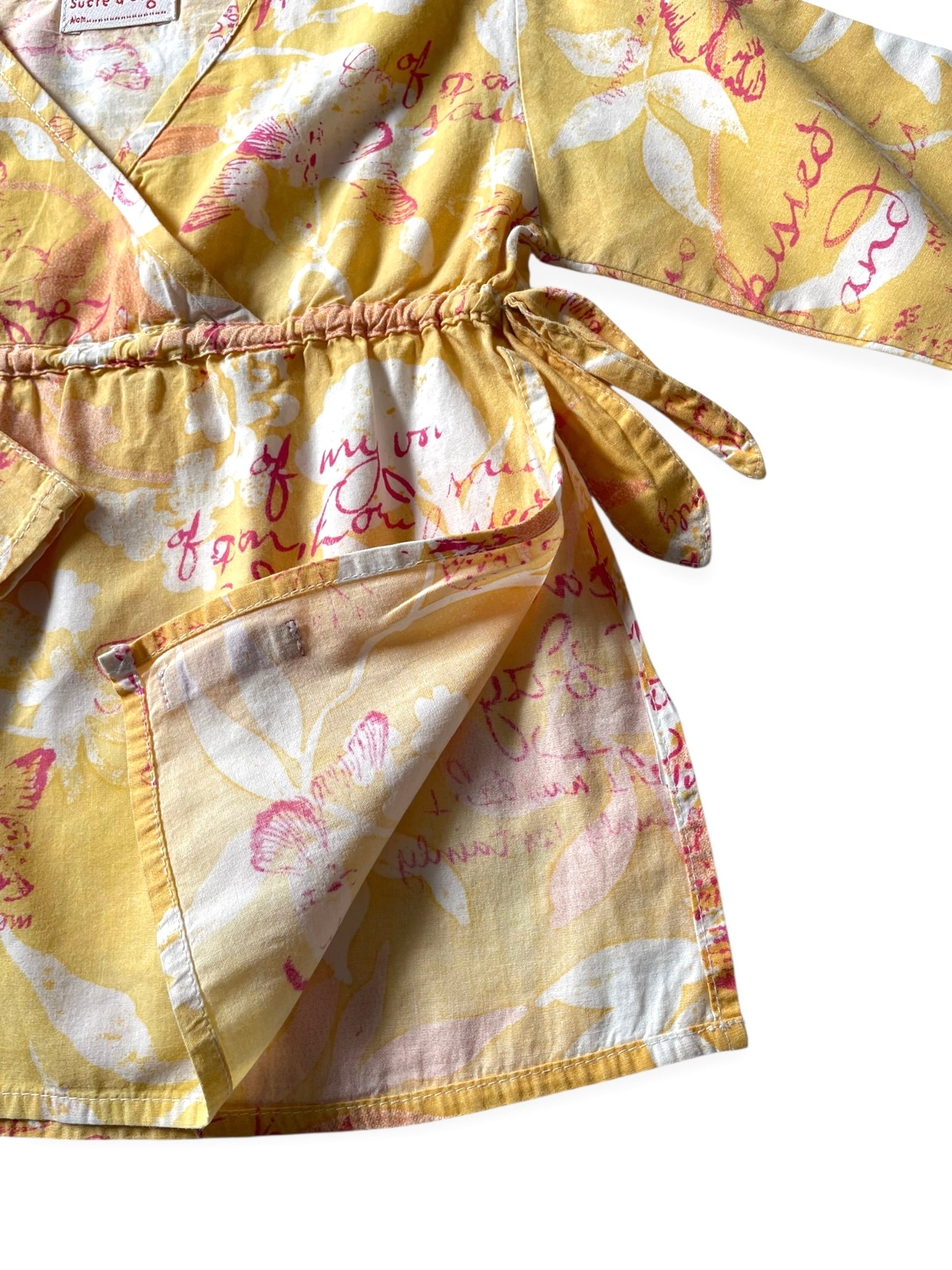 Blouse jaune / orange, Sucre d’Orge