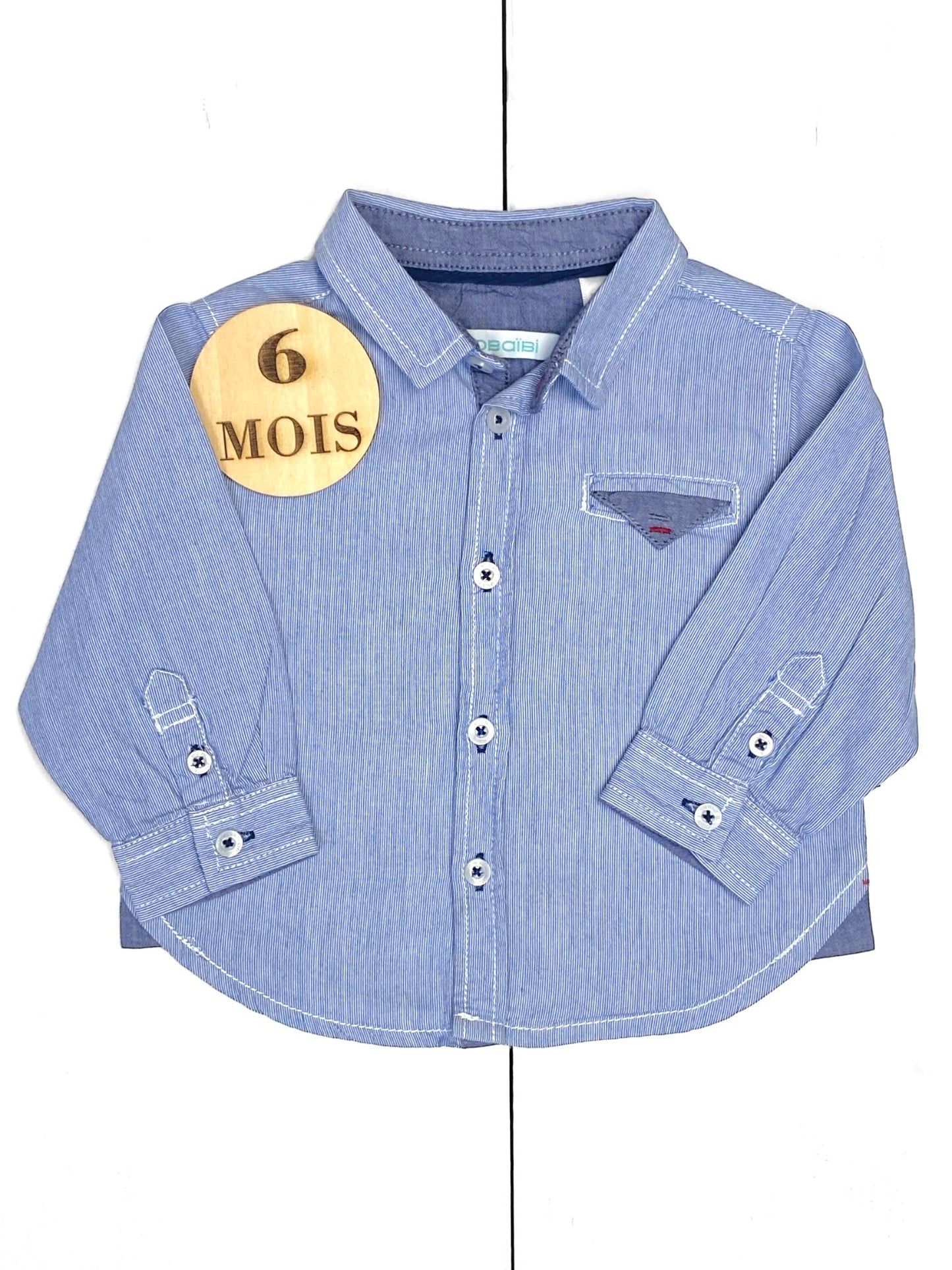 Box, 5 pièces, mi-saison, 6 mois (gris et bleu)
