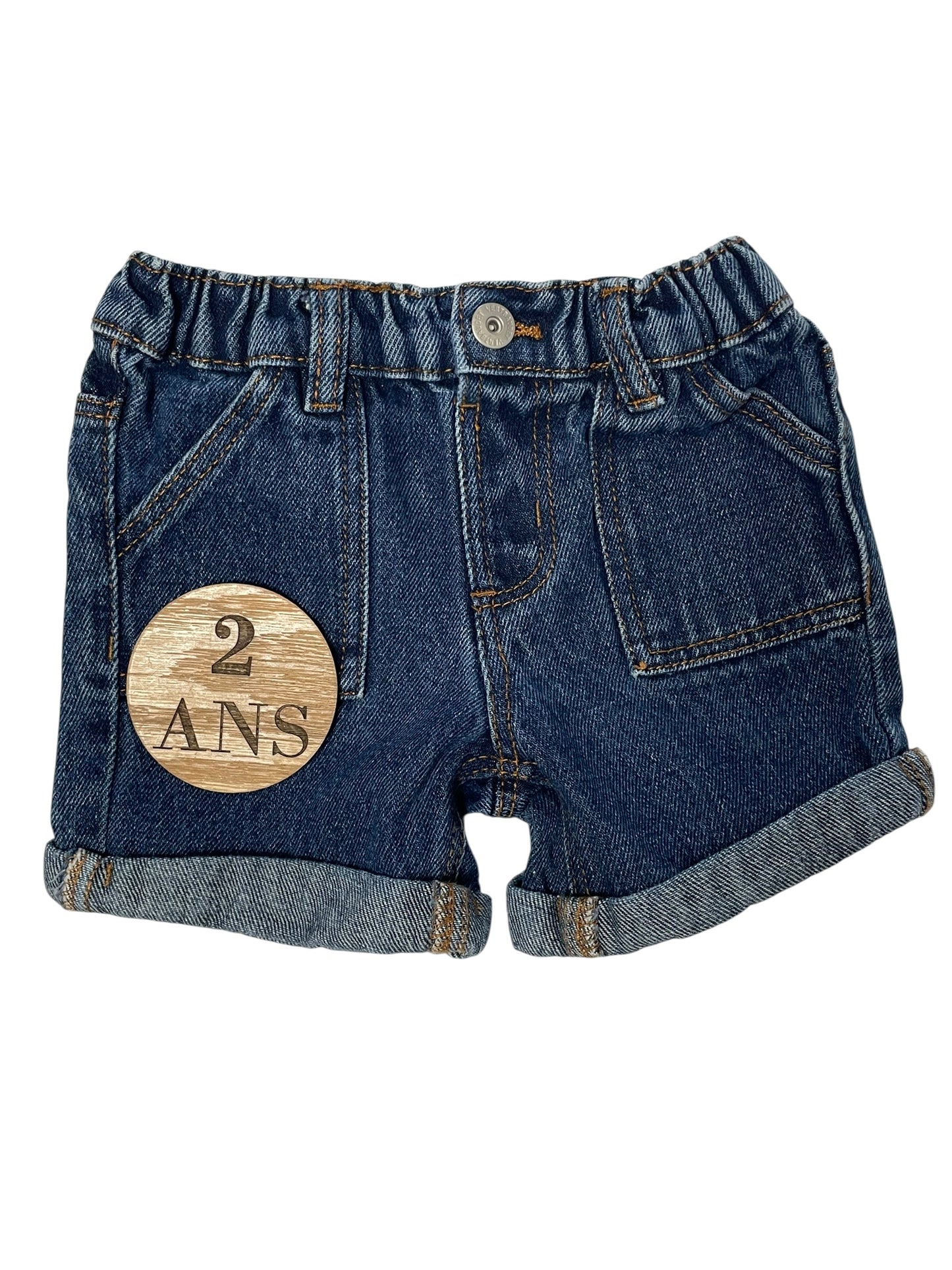 Short en jean, Vertbaudet
