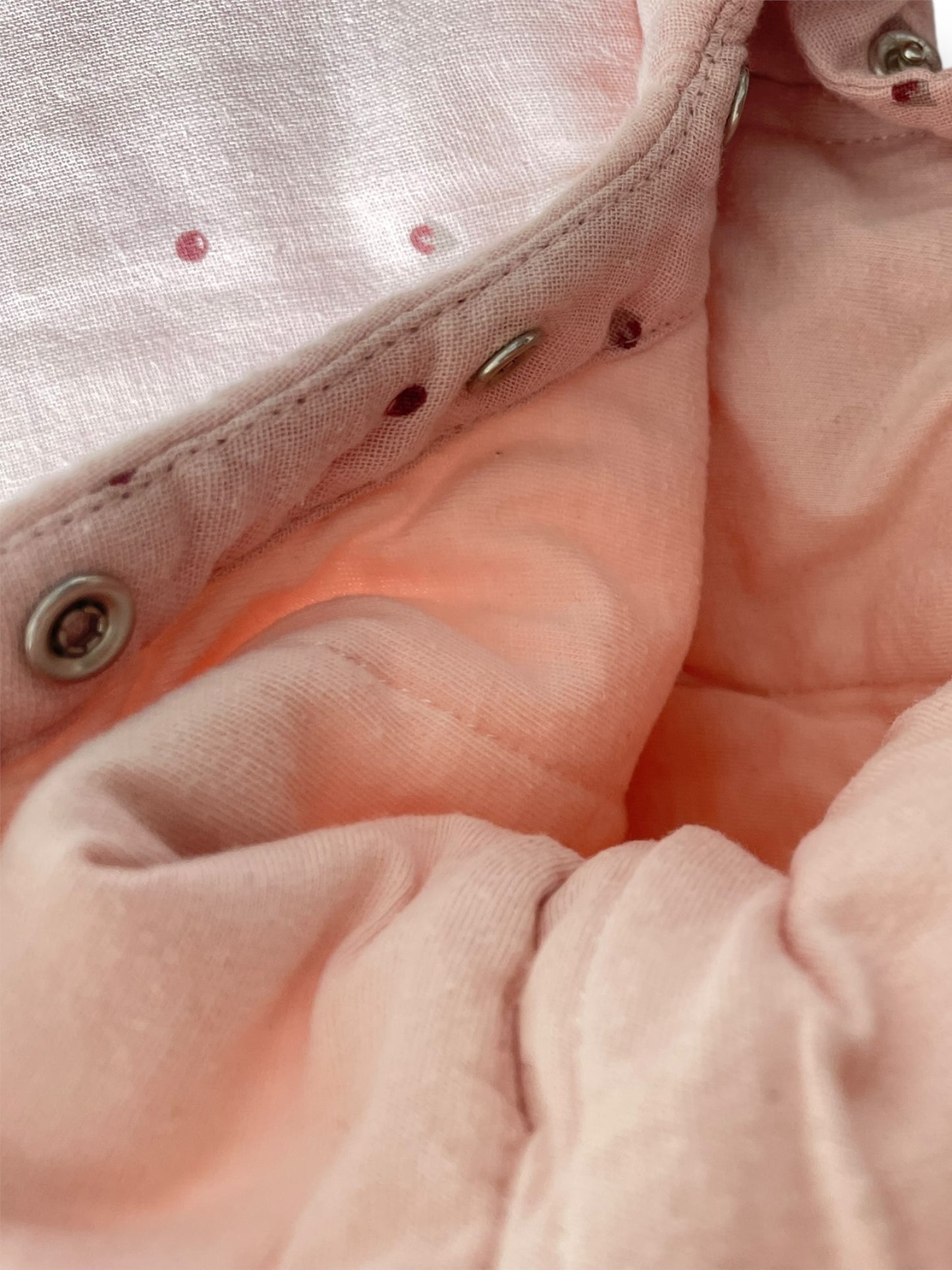 Combinaison épaisse, gaze de coton, rose, Kiabi