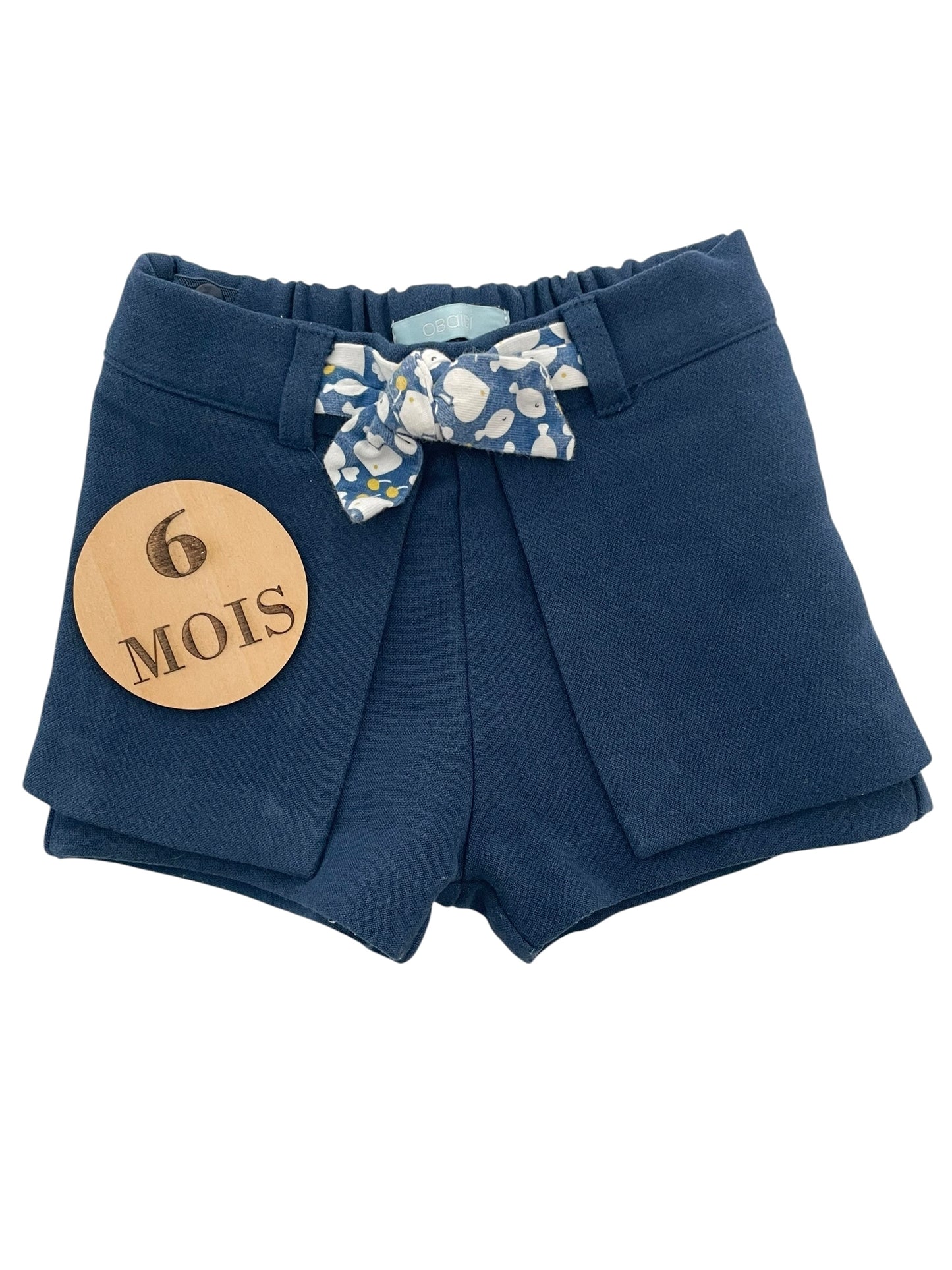 Short chaud, bleu-marine, Obaibi