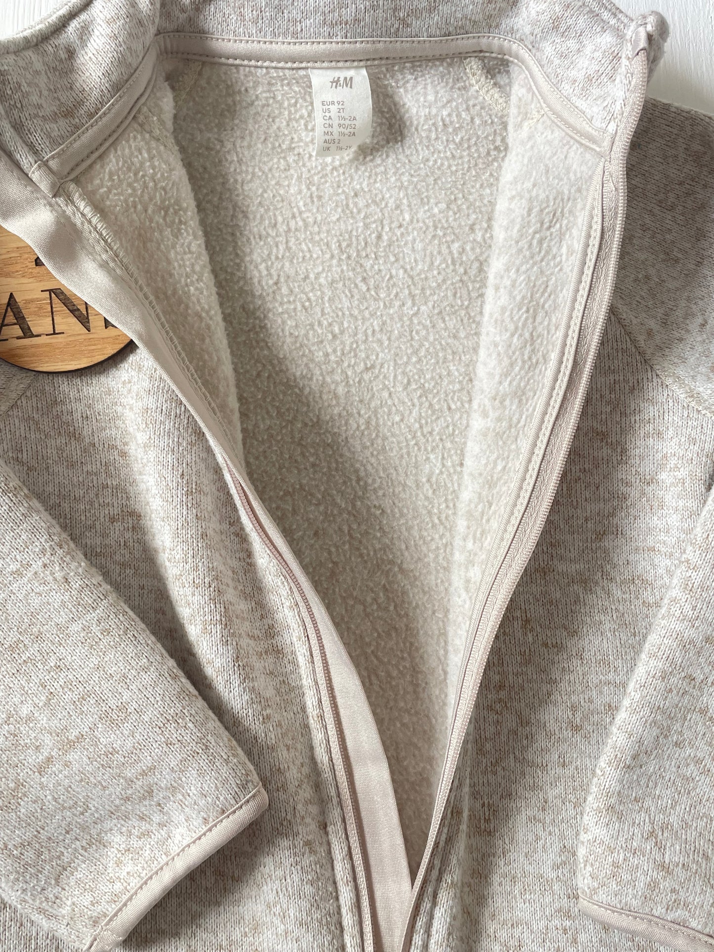 Combinaison épaisse, beige chiné, H&M