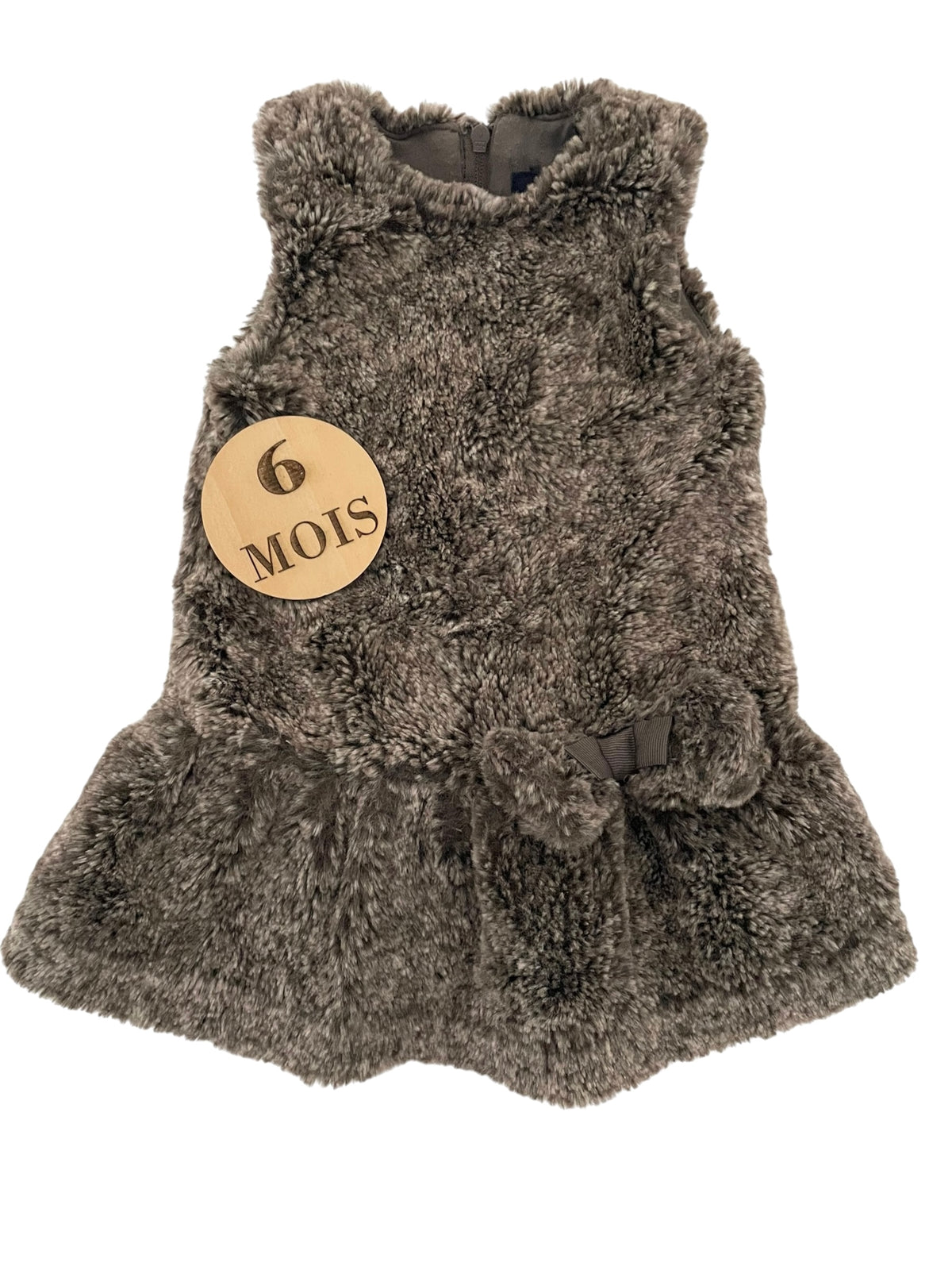 Robe hiver, marron, Lili Gaufrette