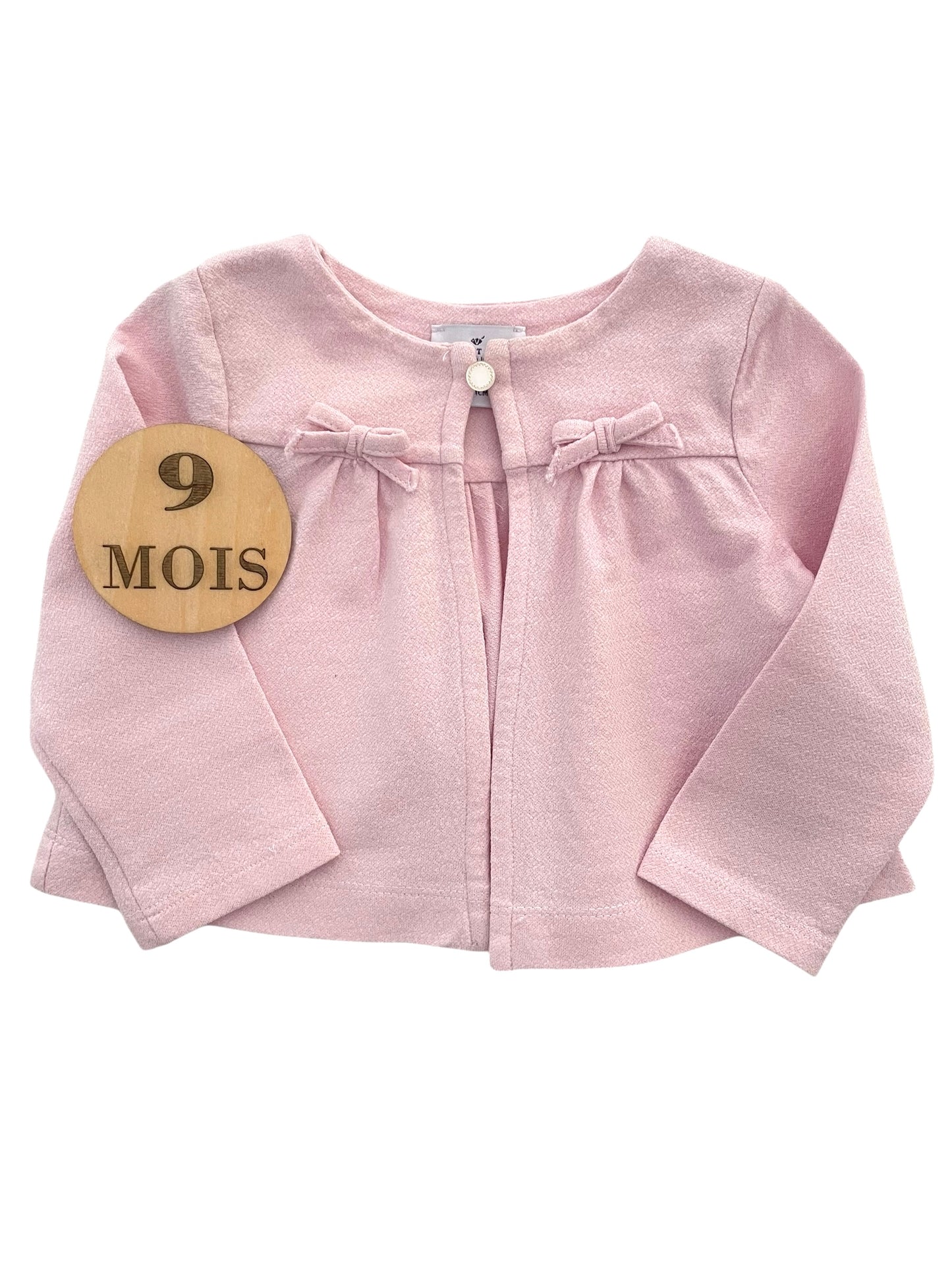 Gilet fin court, rose, Sergent Major