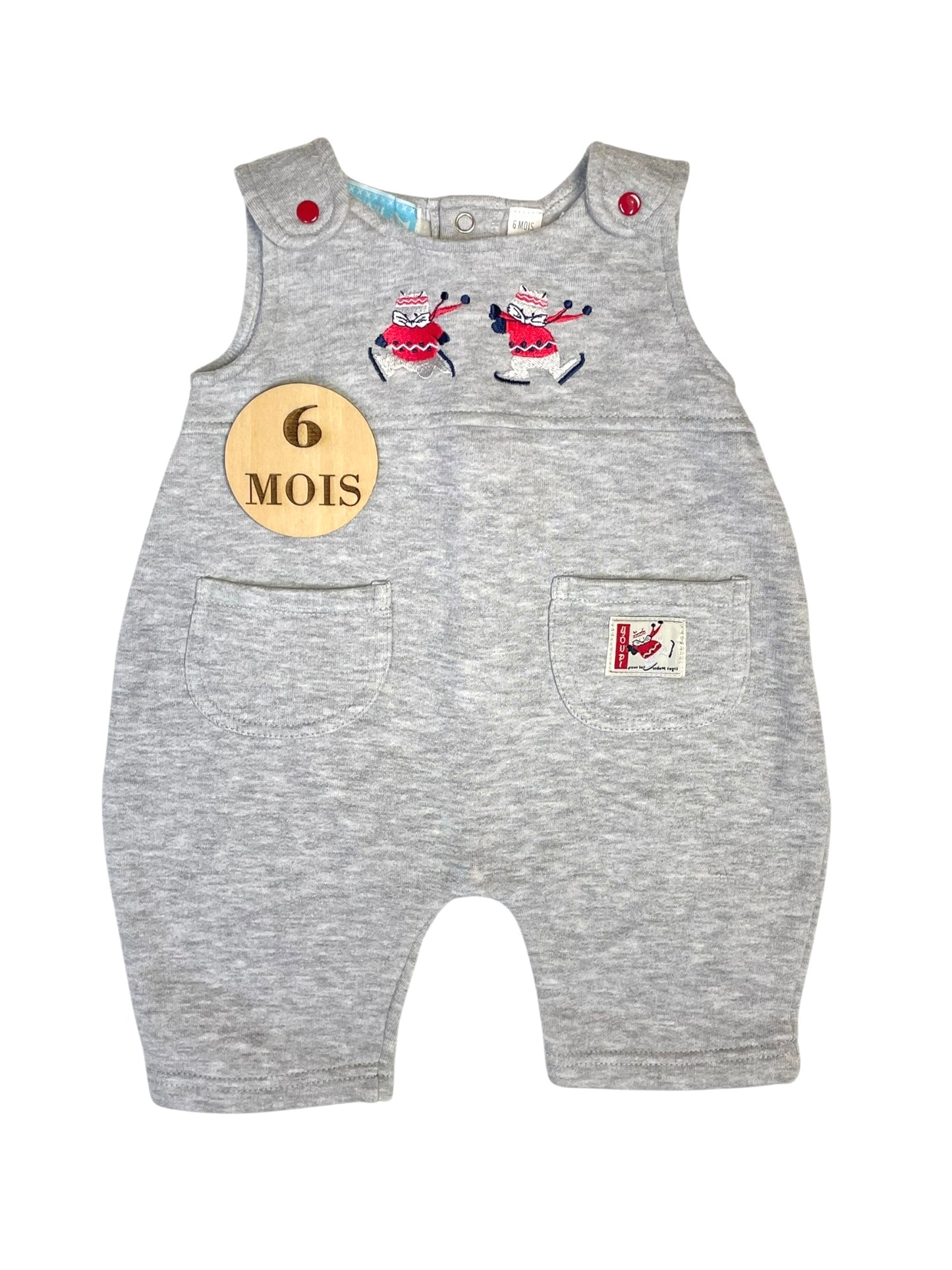 Salopette grise, Canari Baby