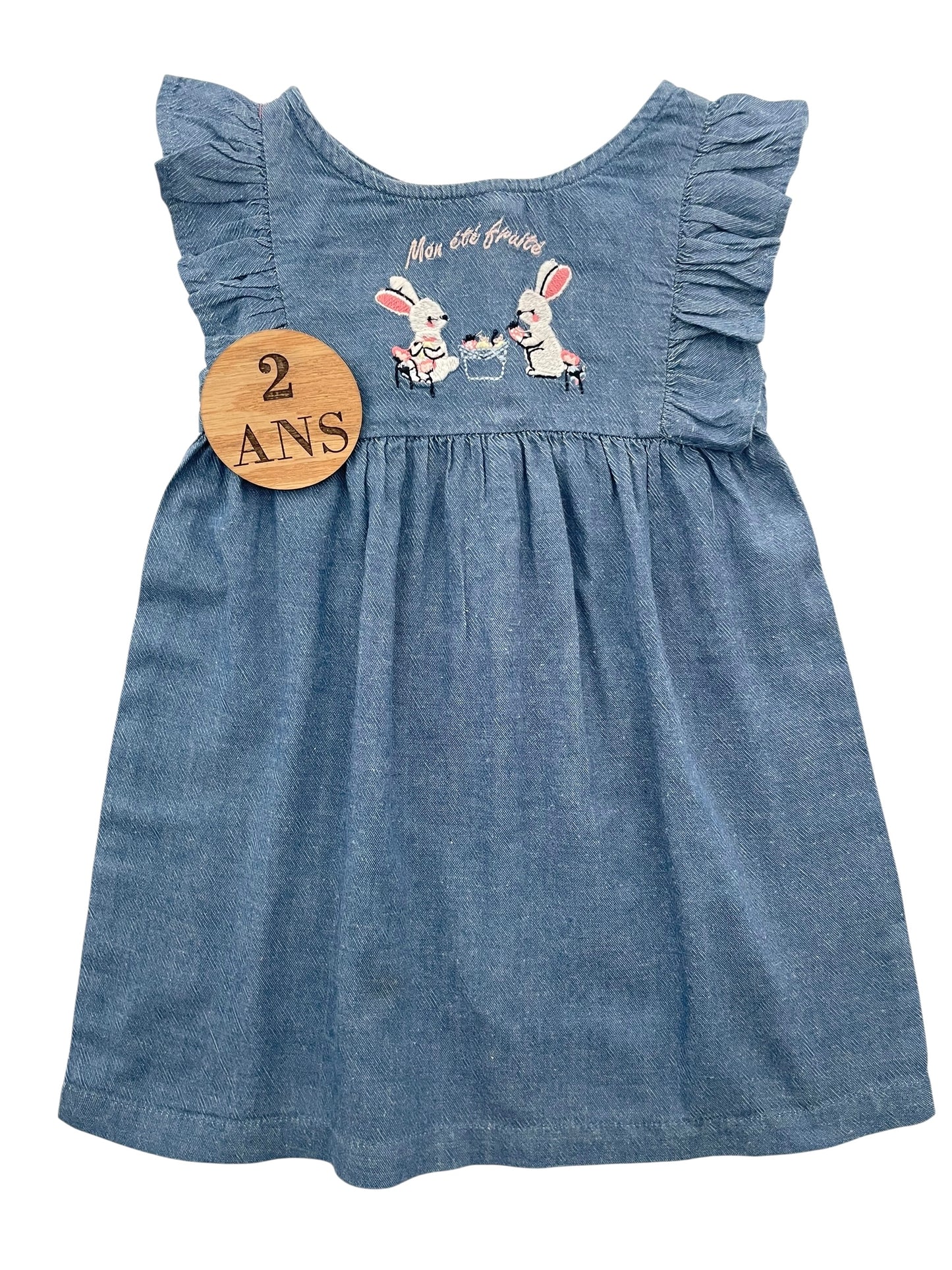 Robe couleur jean, Mes petits cailloux