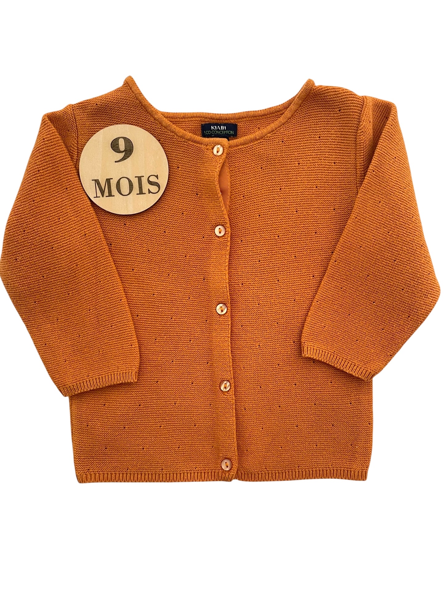 Gilet fin, orange, Kiabi