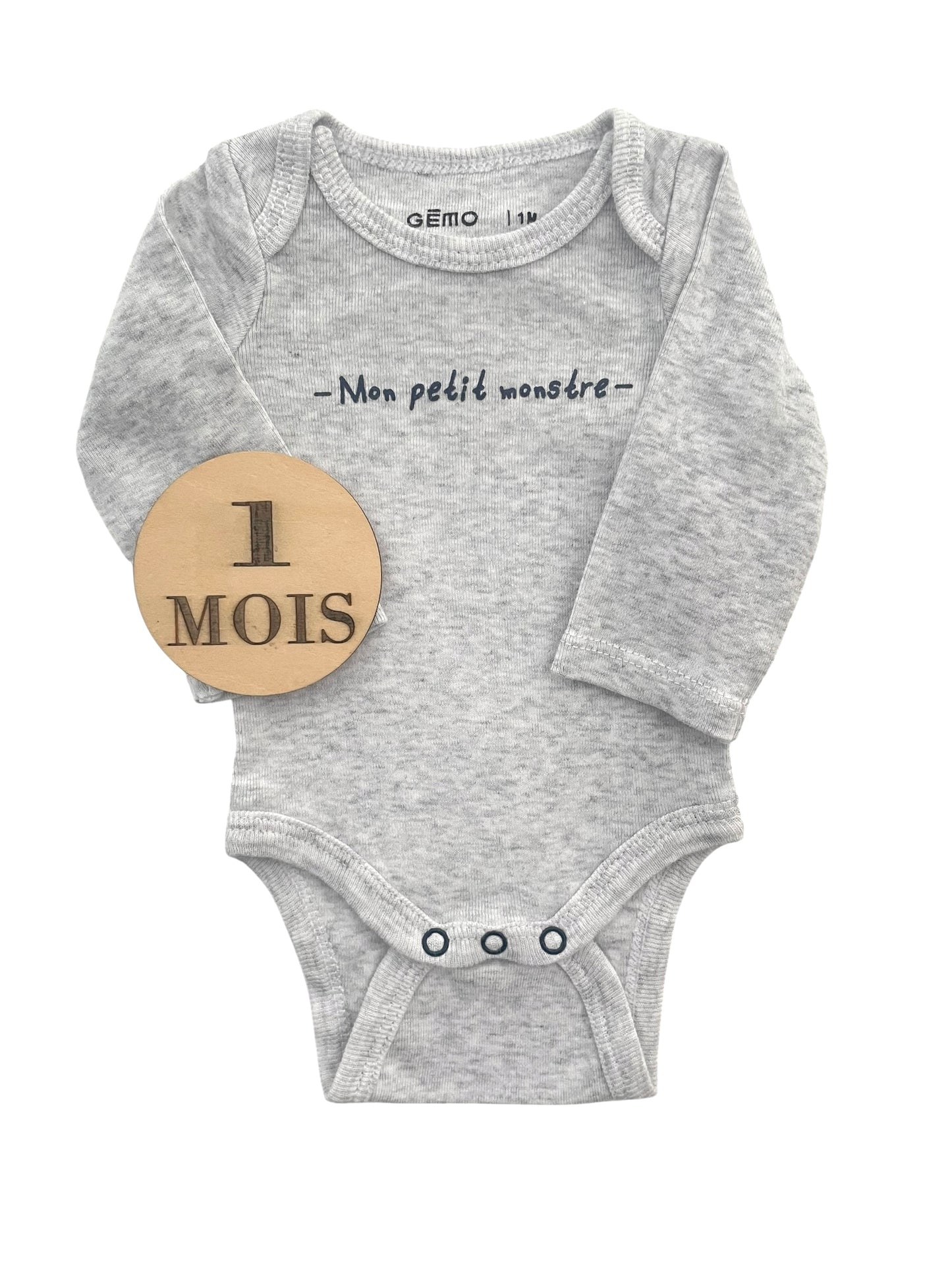 Body gris chiné, Gémo