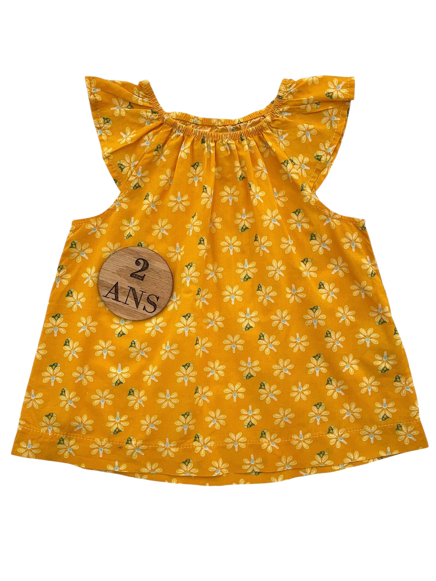 Blouse sans manche, orange, Obaïbi