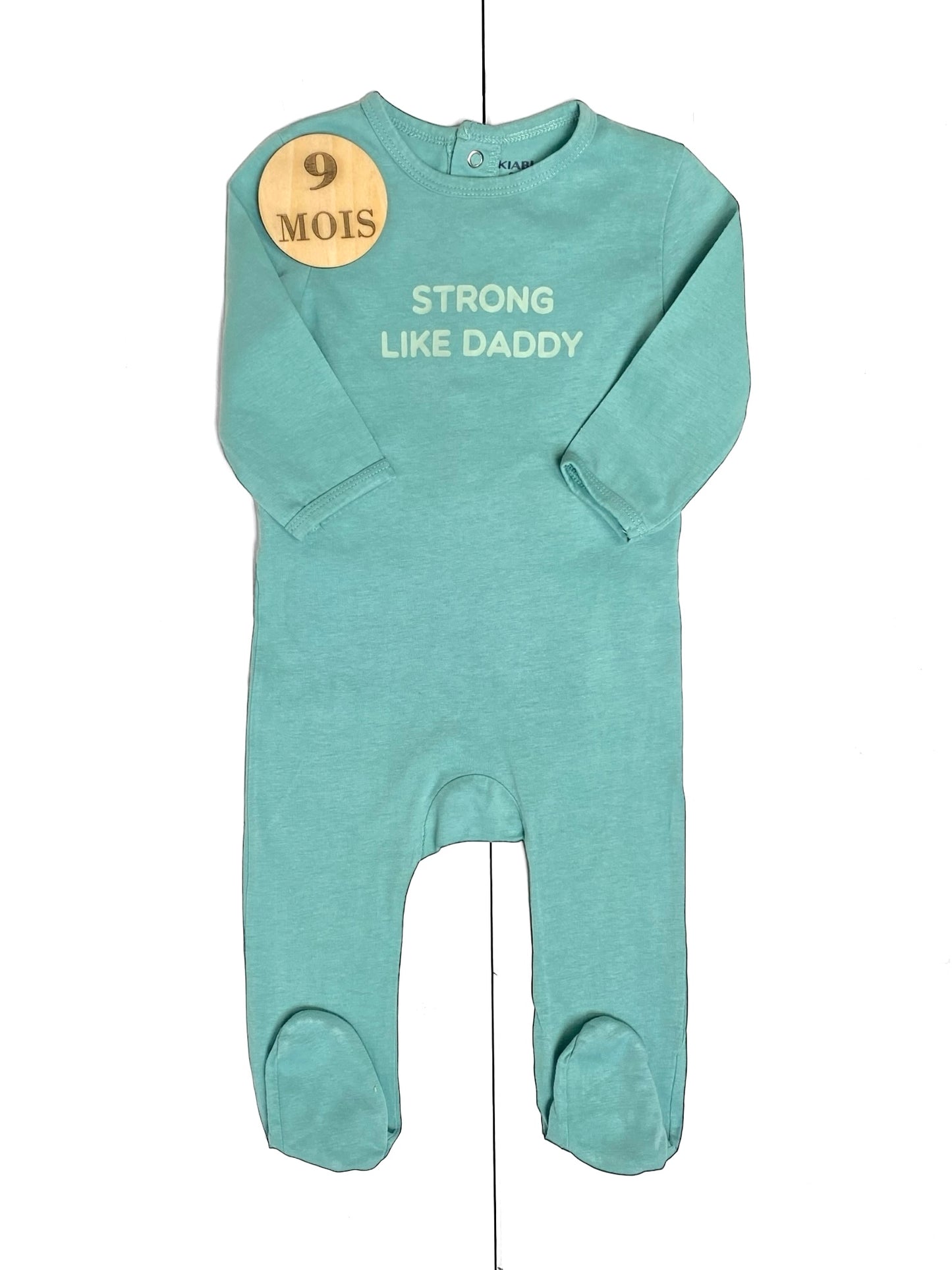 Pyjama coton turquoise, Kiabi