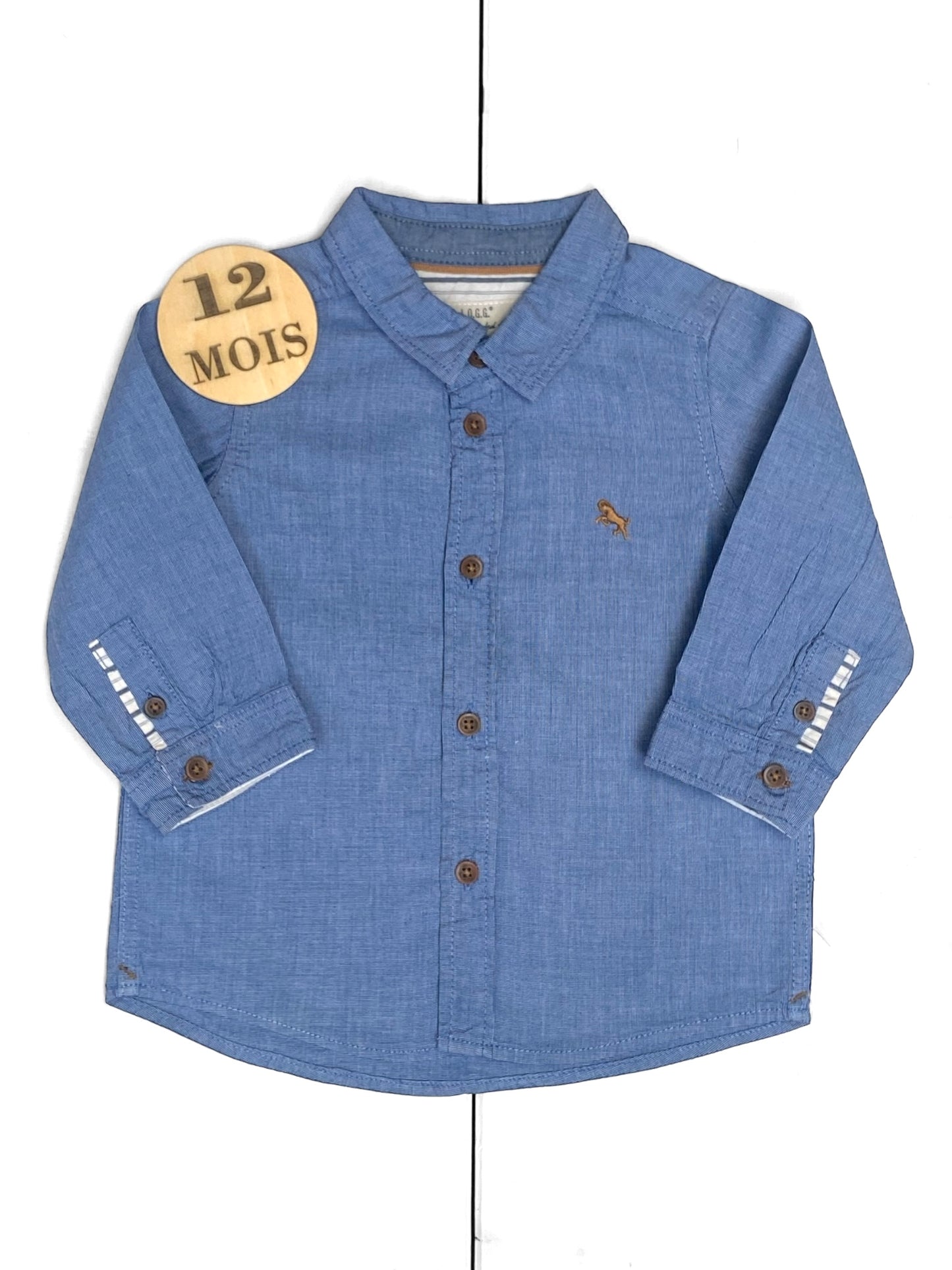Chemise bleue habillée, H&M