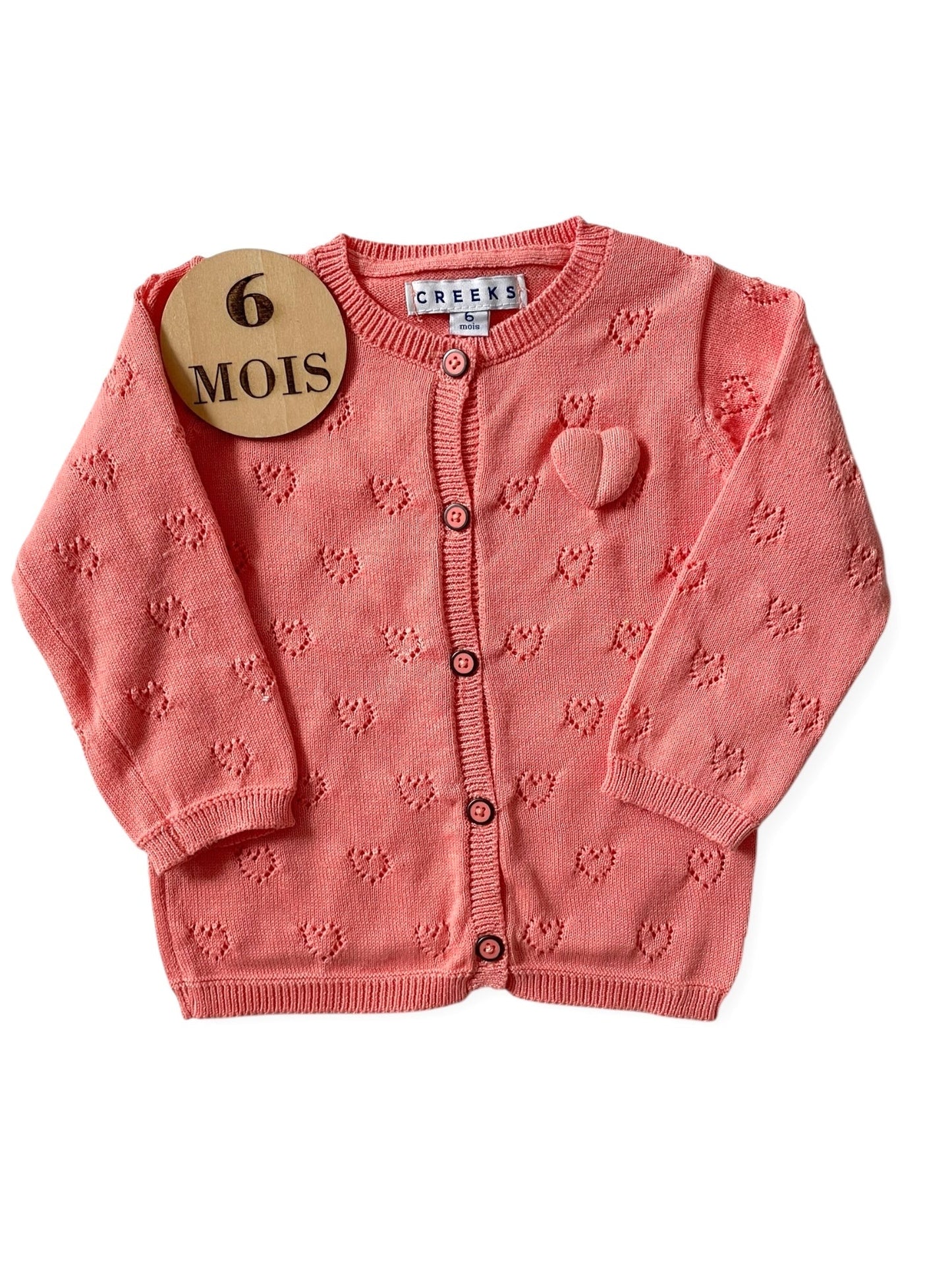 Box 6 pièces, mi-saison, 6 mois (rose corail)