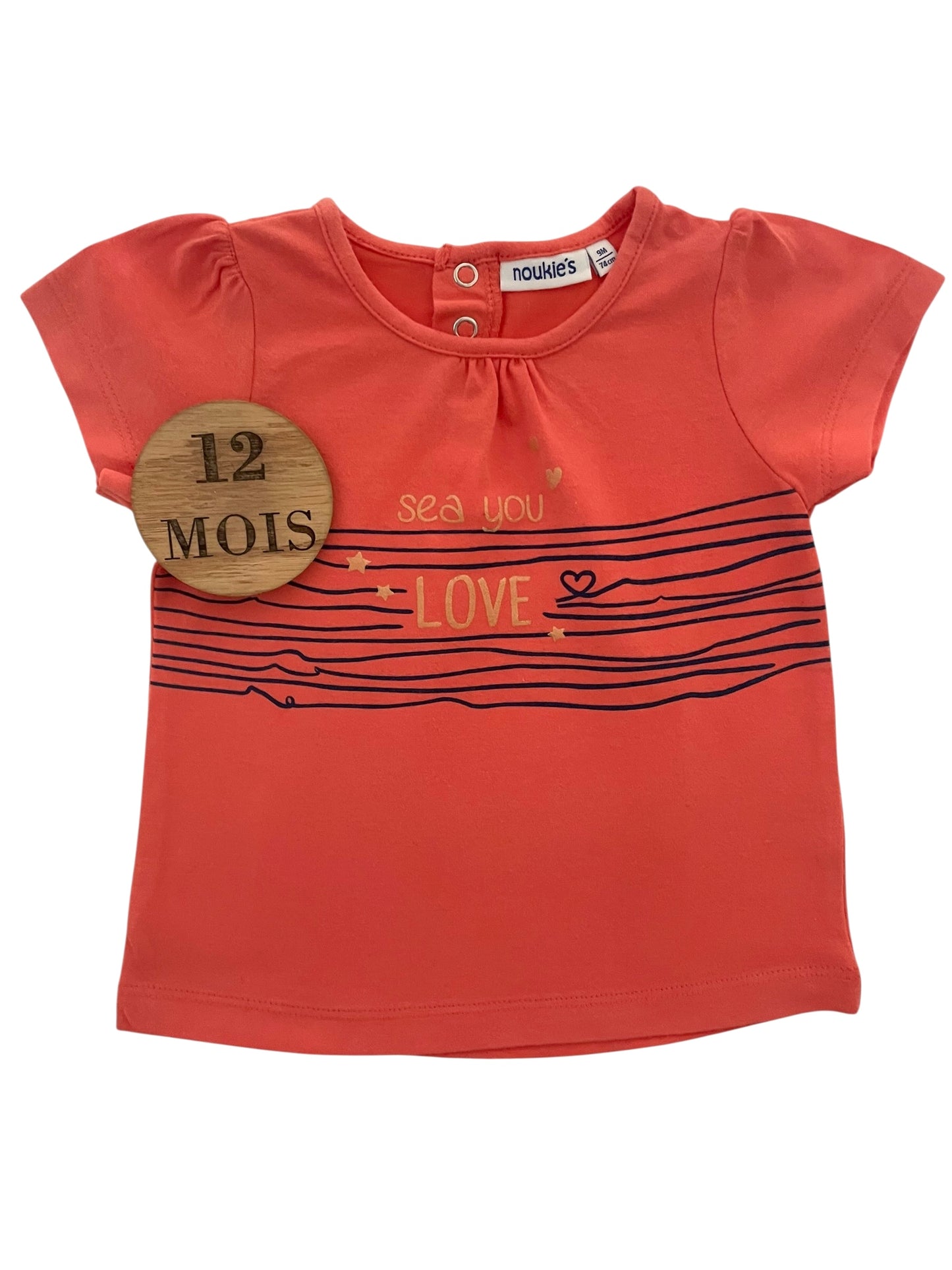Tee-shirt corail, Noukie’s