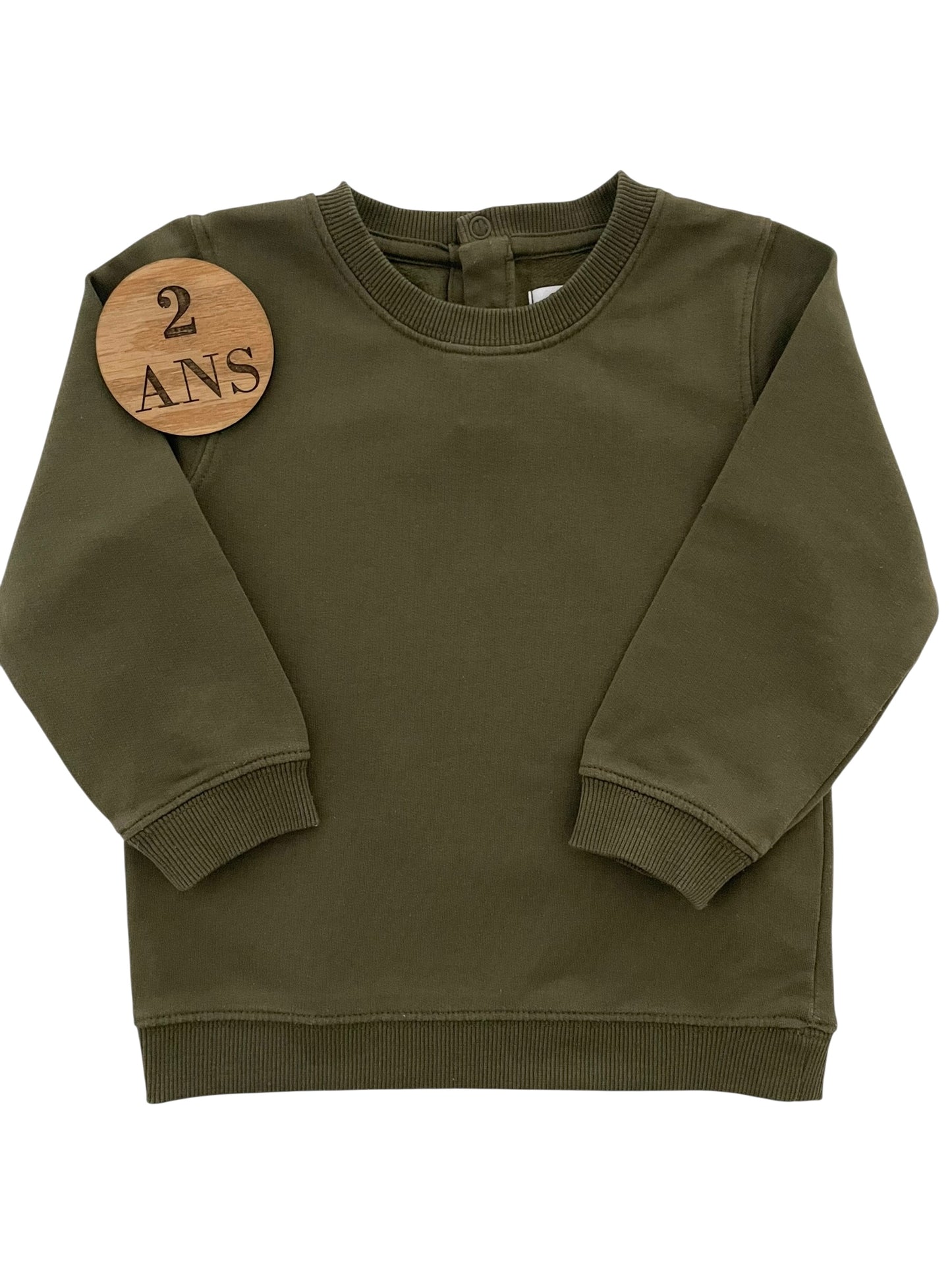 Sweat léger, kaki, Gémo