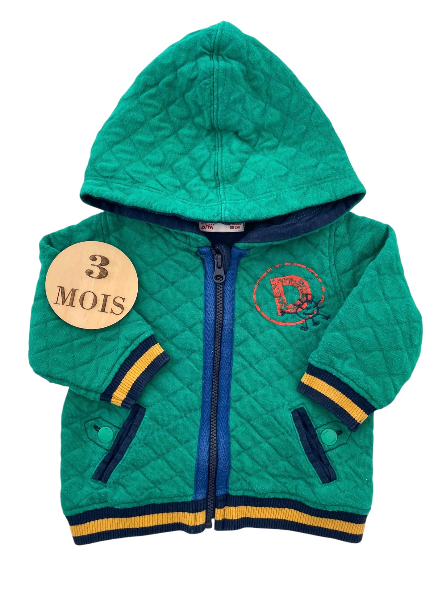 Gilet à capuche, vert, DPAM