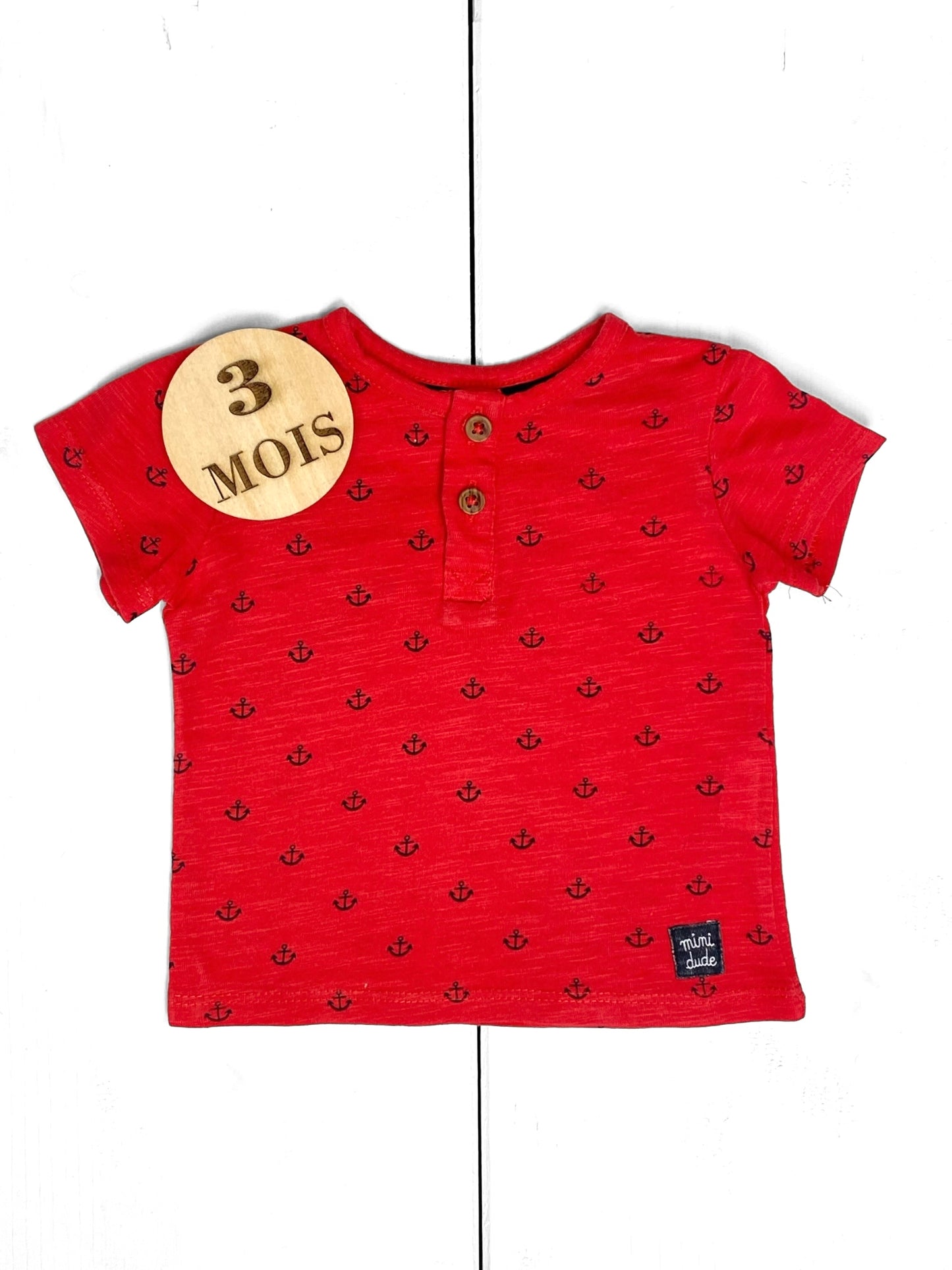 Tee-shirt, rouge, Kiabi