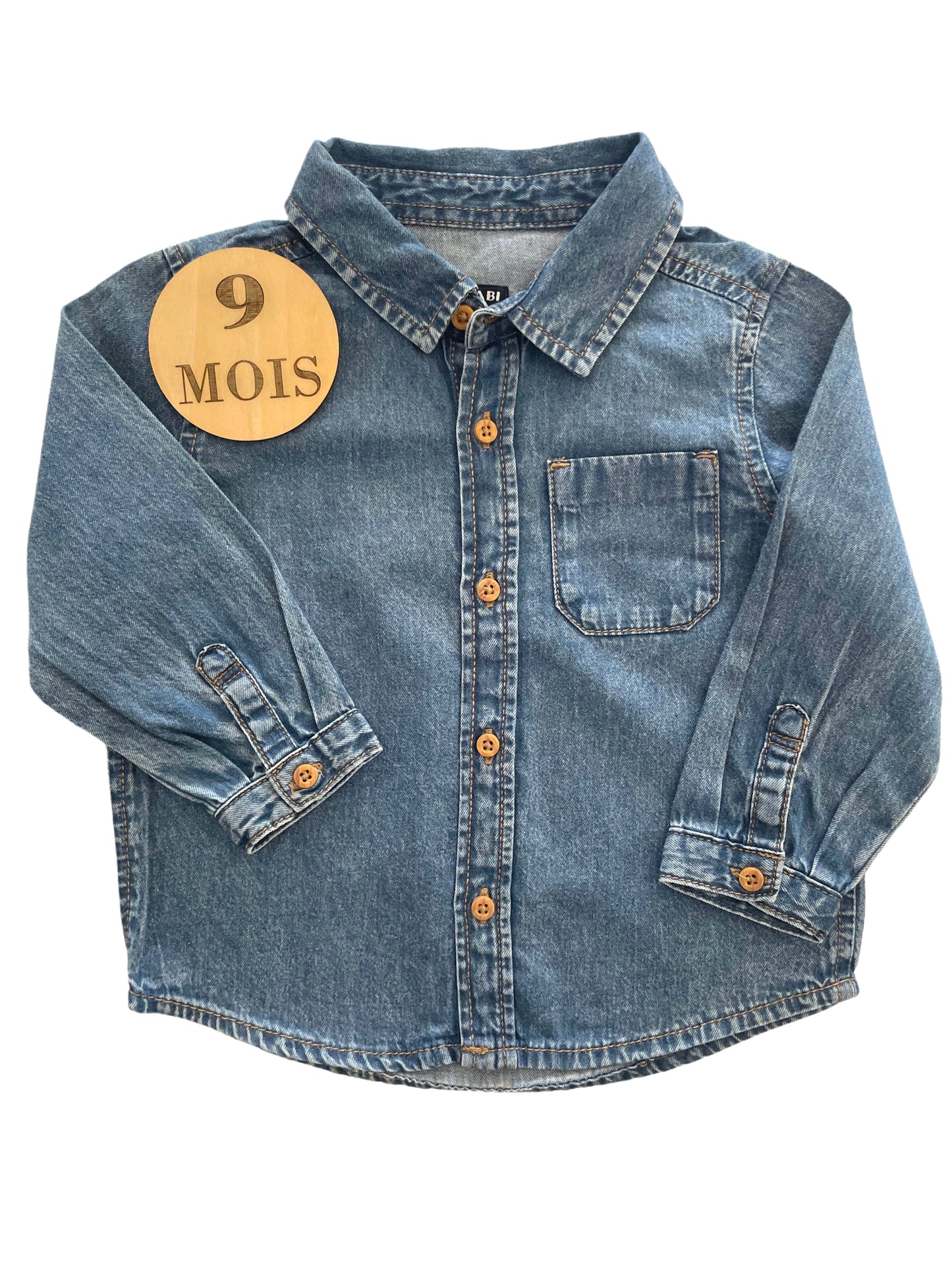 Ensemble sweat, chemise et jean