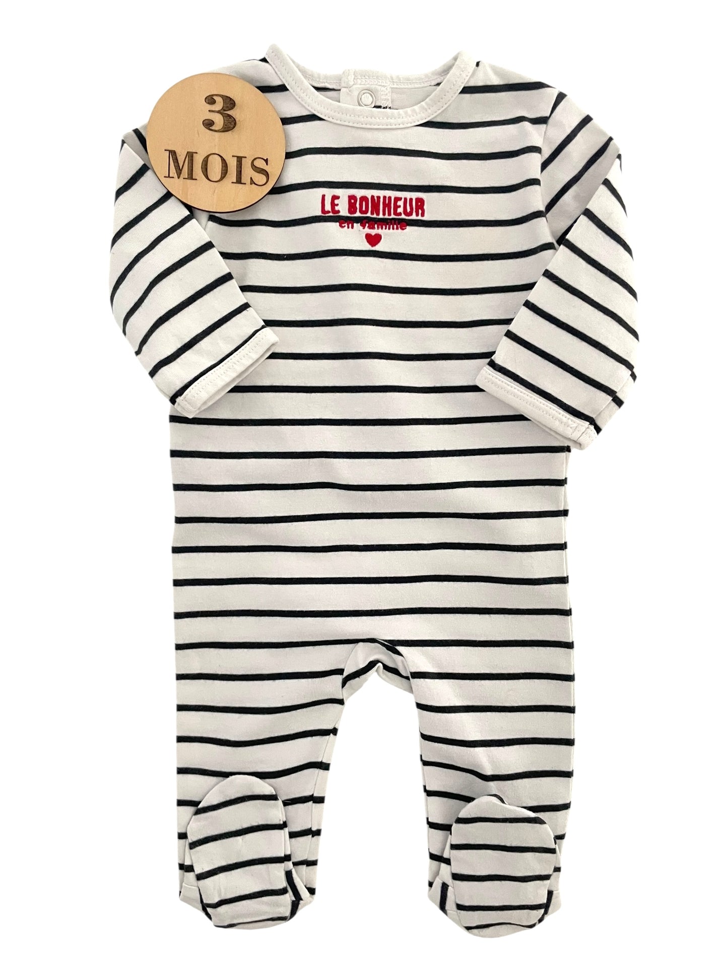 Pyjama coton, rayé, Kiabi