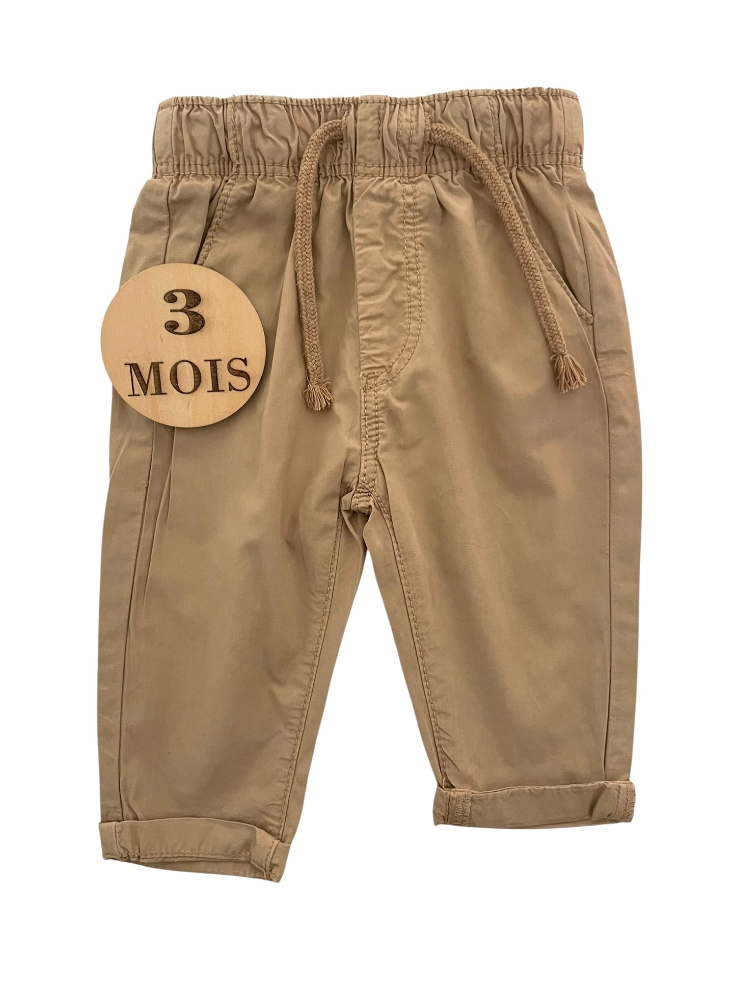 Pantalon en toile, marron clair, TAO