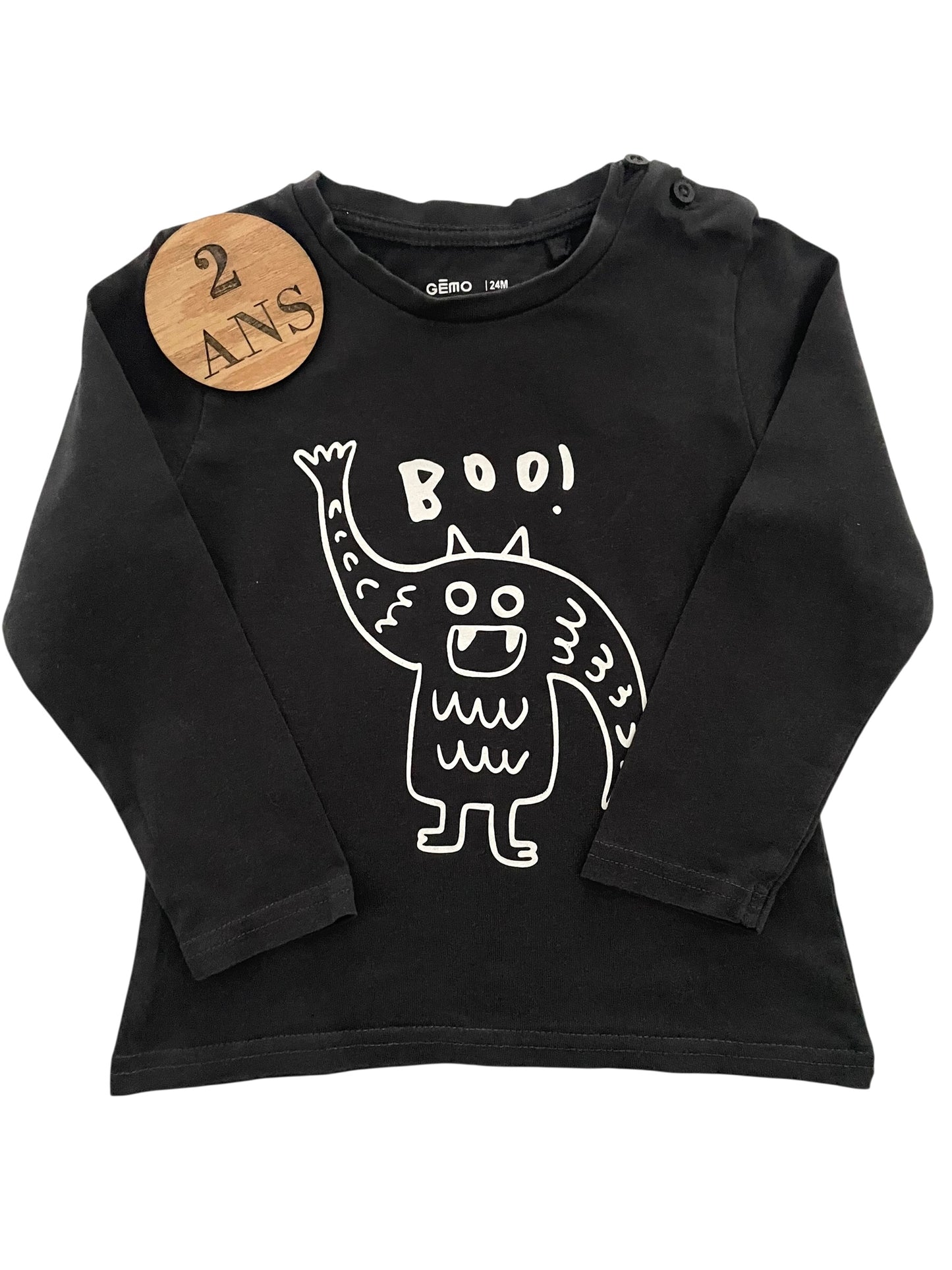 Tee-shirt, gris, Gémo