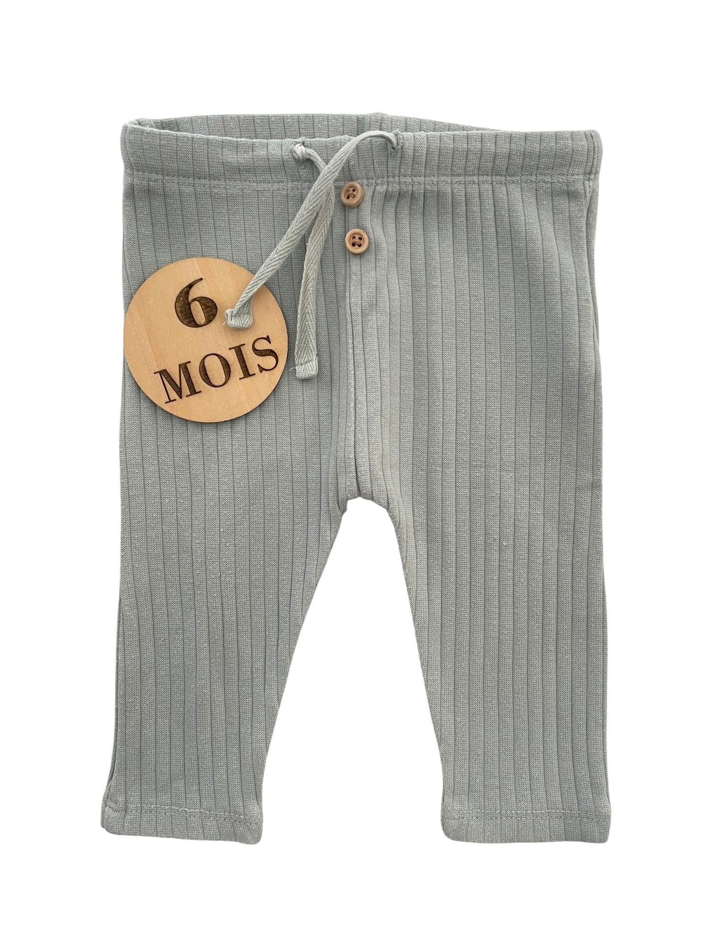 Legging en mailles, bleu-gris, Bout’chou