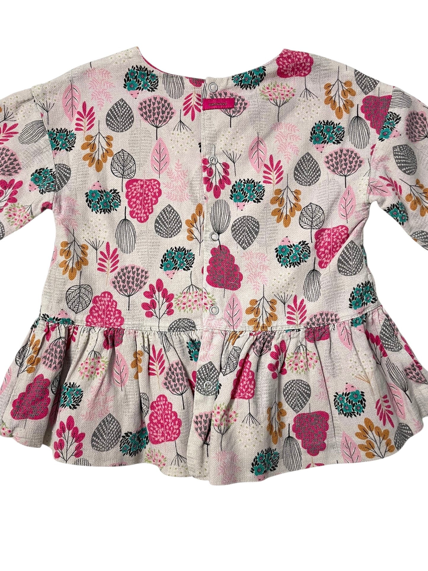 Blouse grise et rose, Catimini