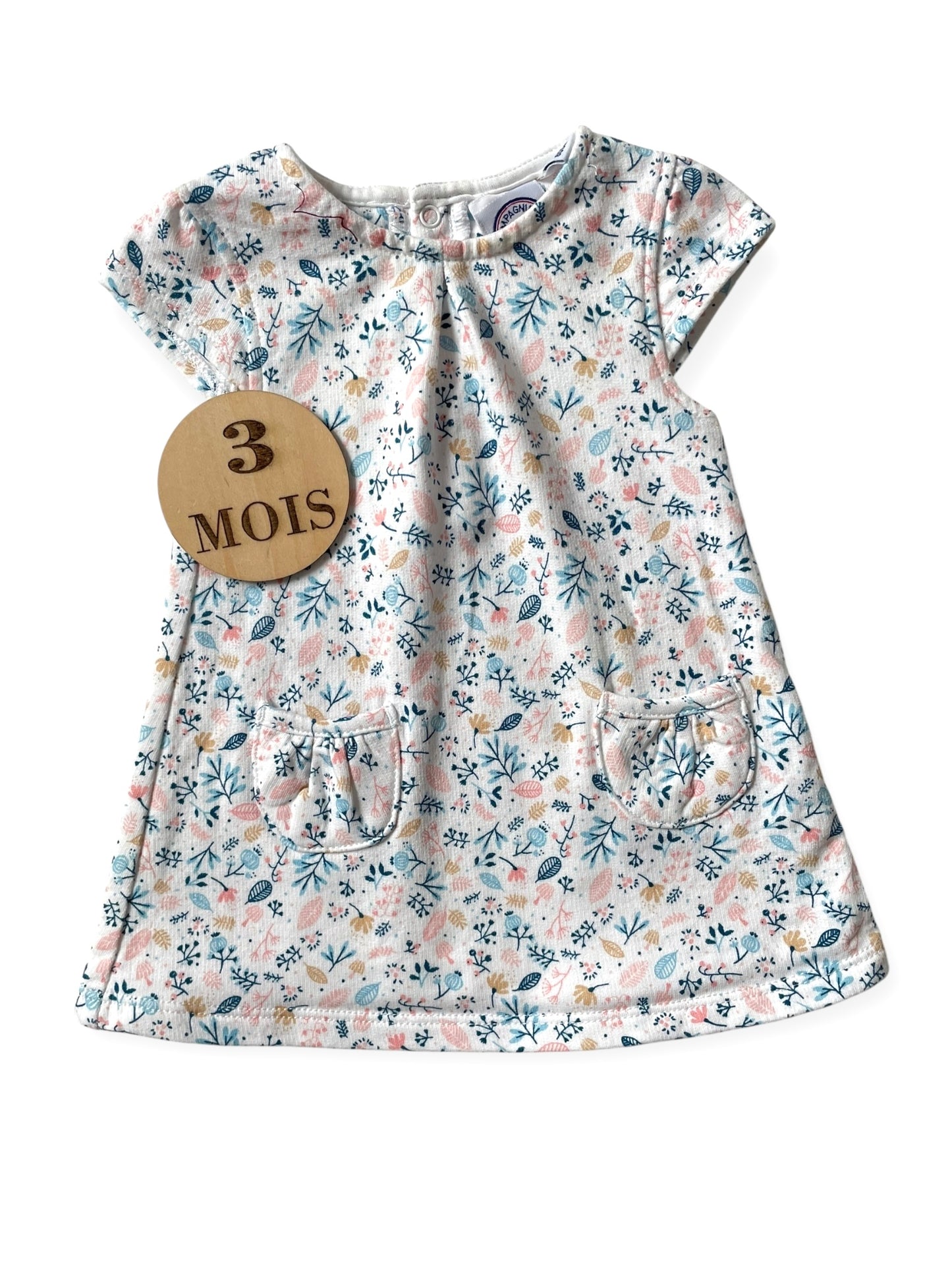 Robe molleton, fleurie, La compagnie des petits