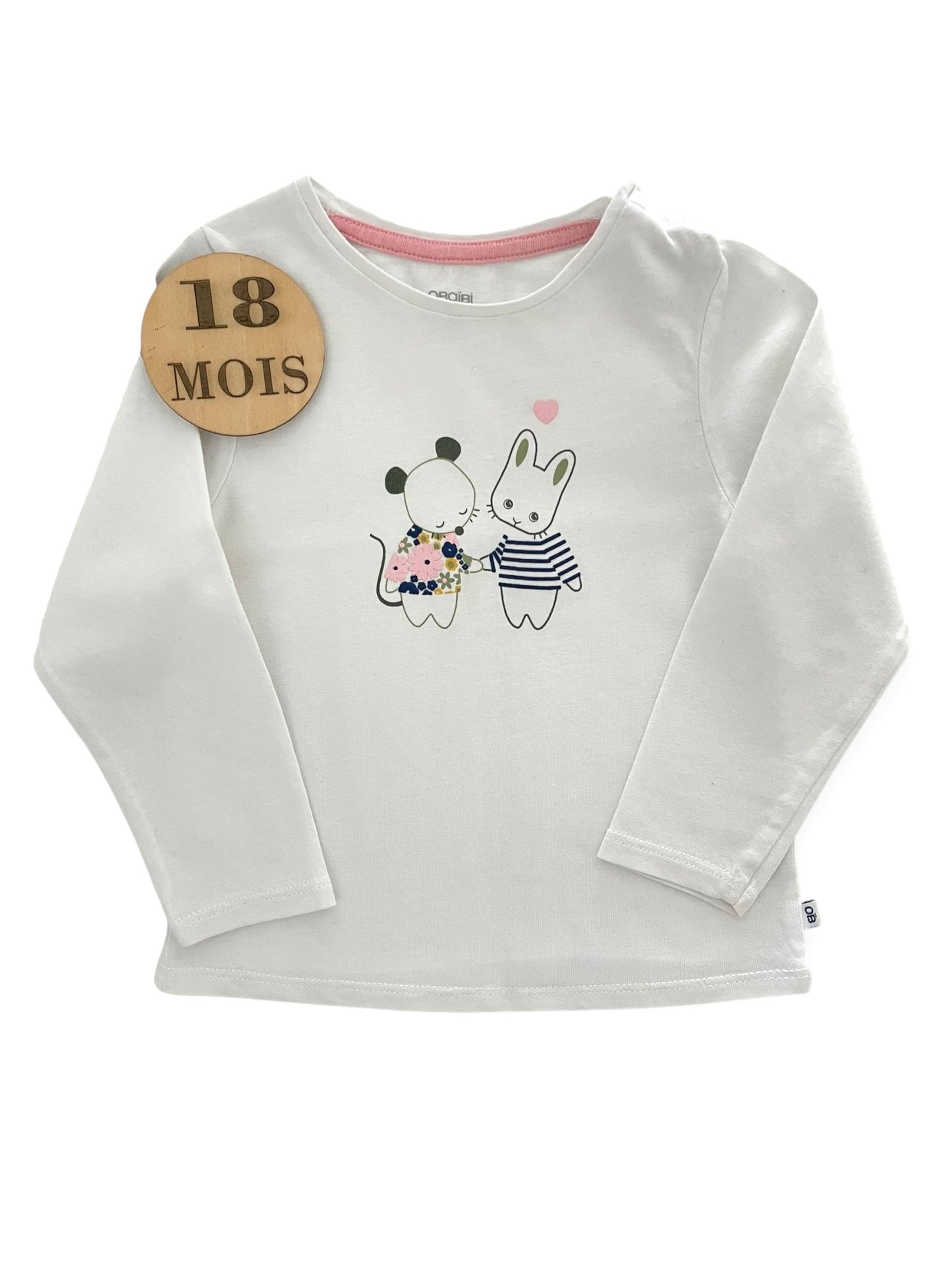 Tee-shirt blanc, Obaïbi