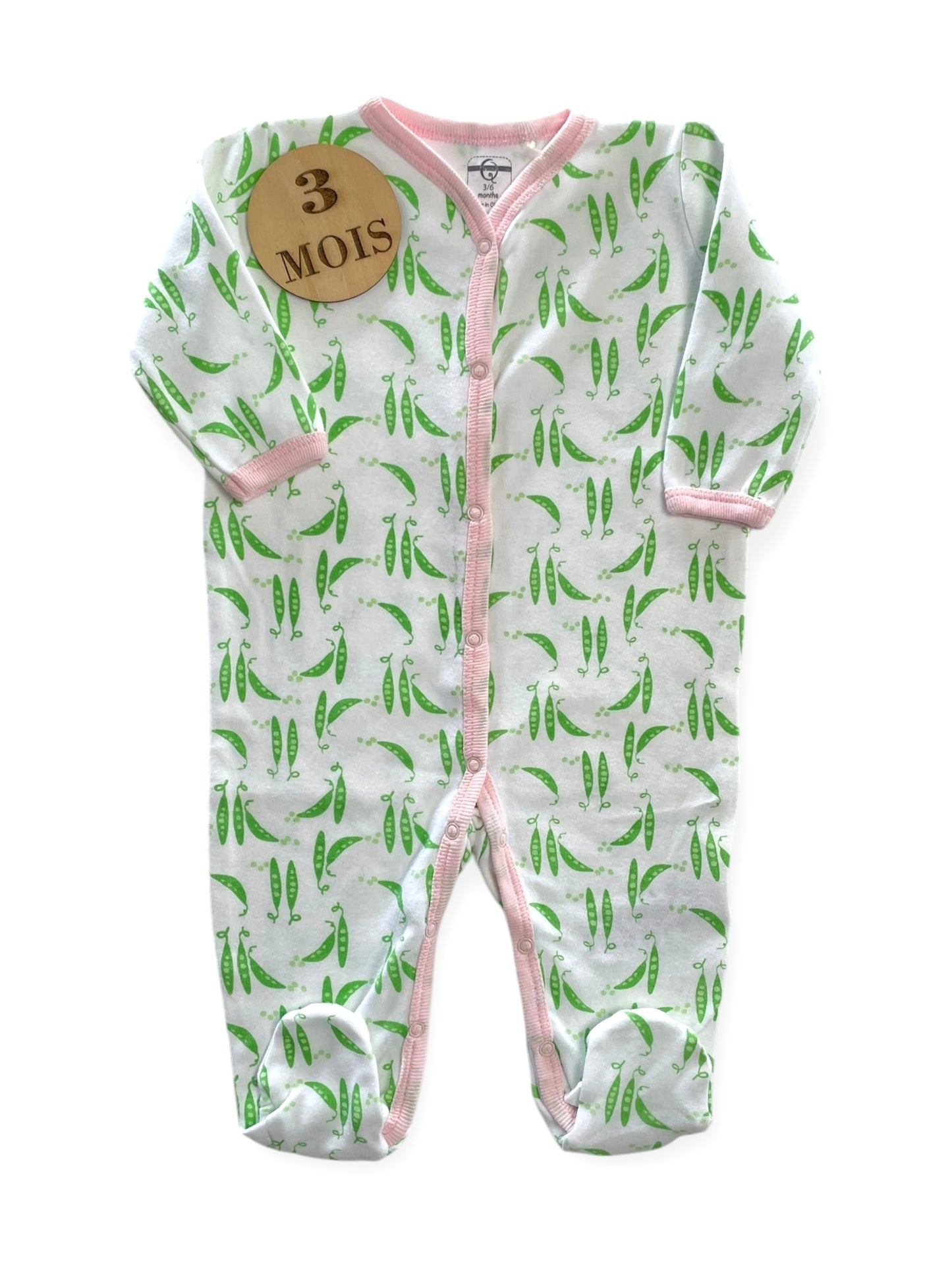 Pyjama coton, petits pois