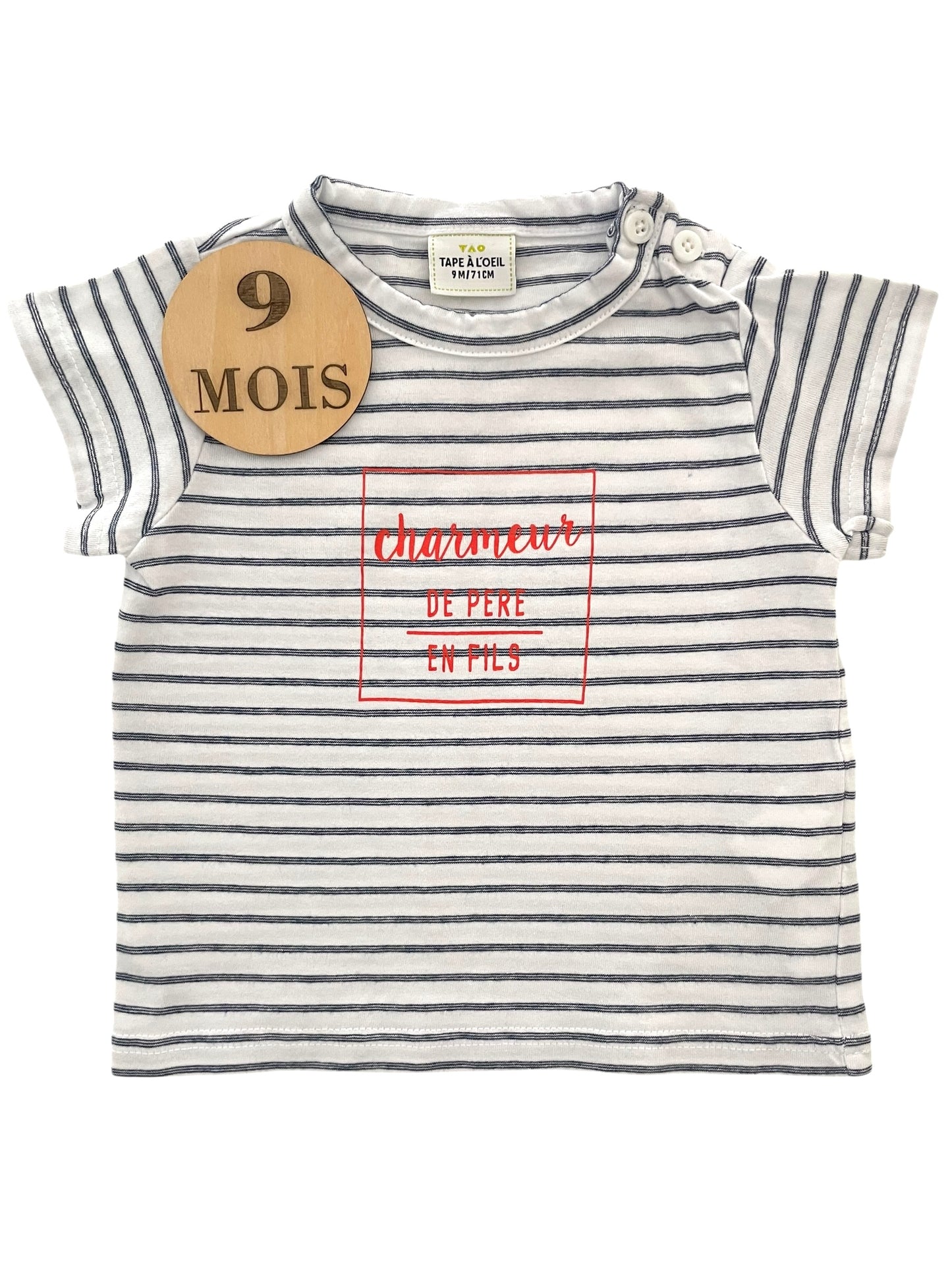 Tee-shirt rayé, TAO