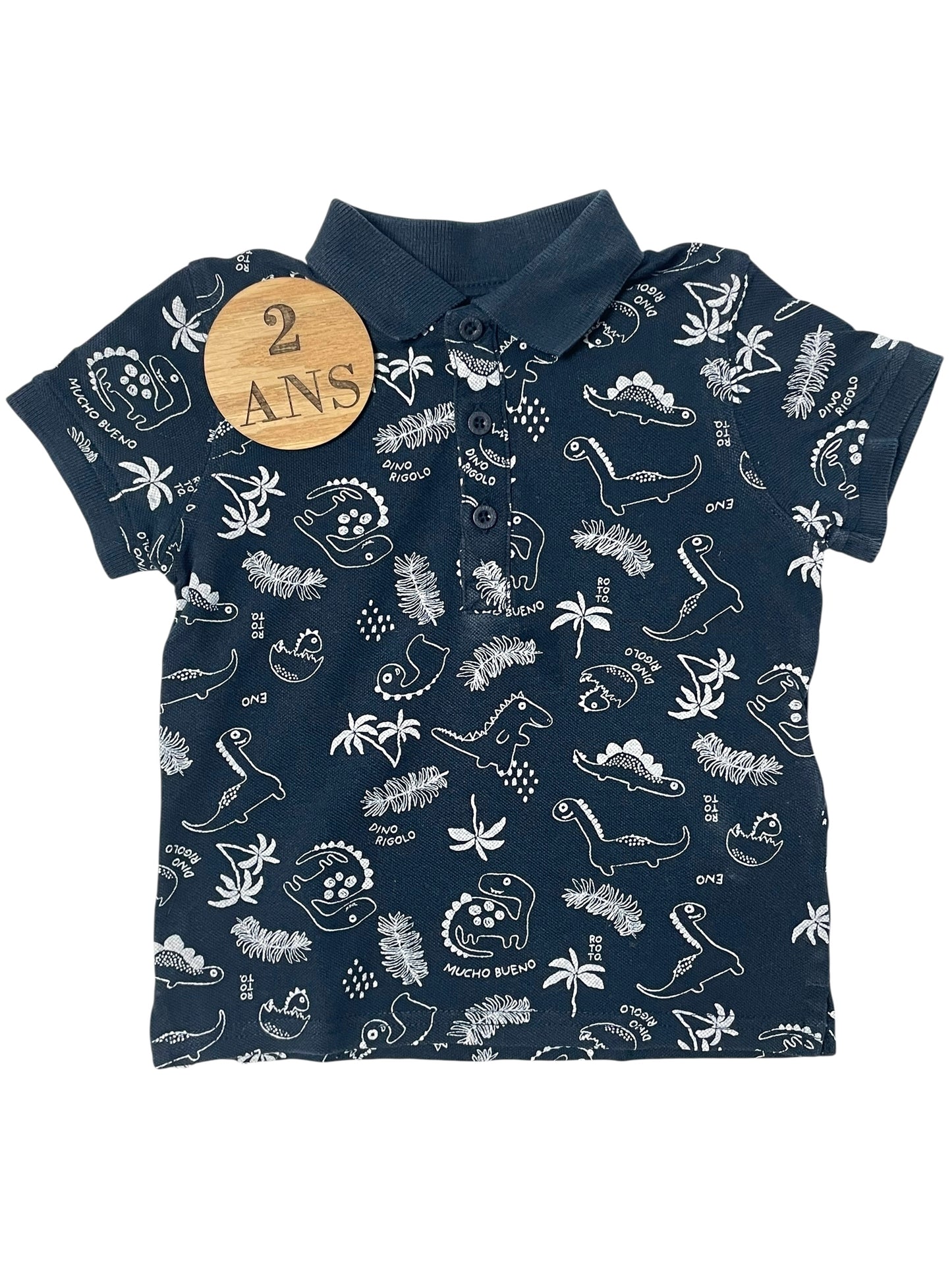 Polo bleu-marine, Gémo