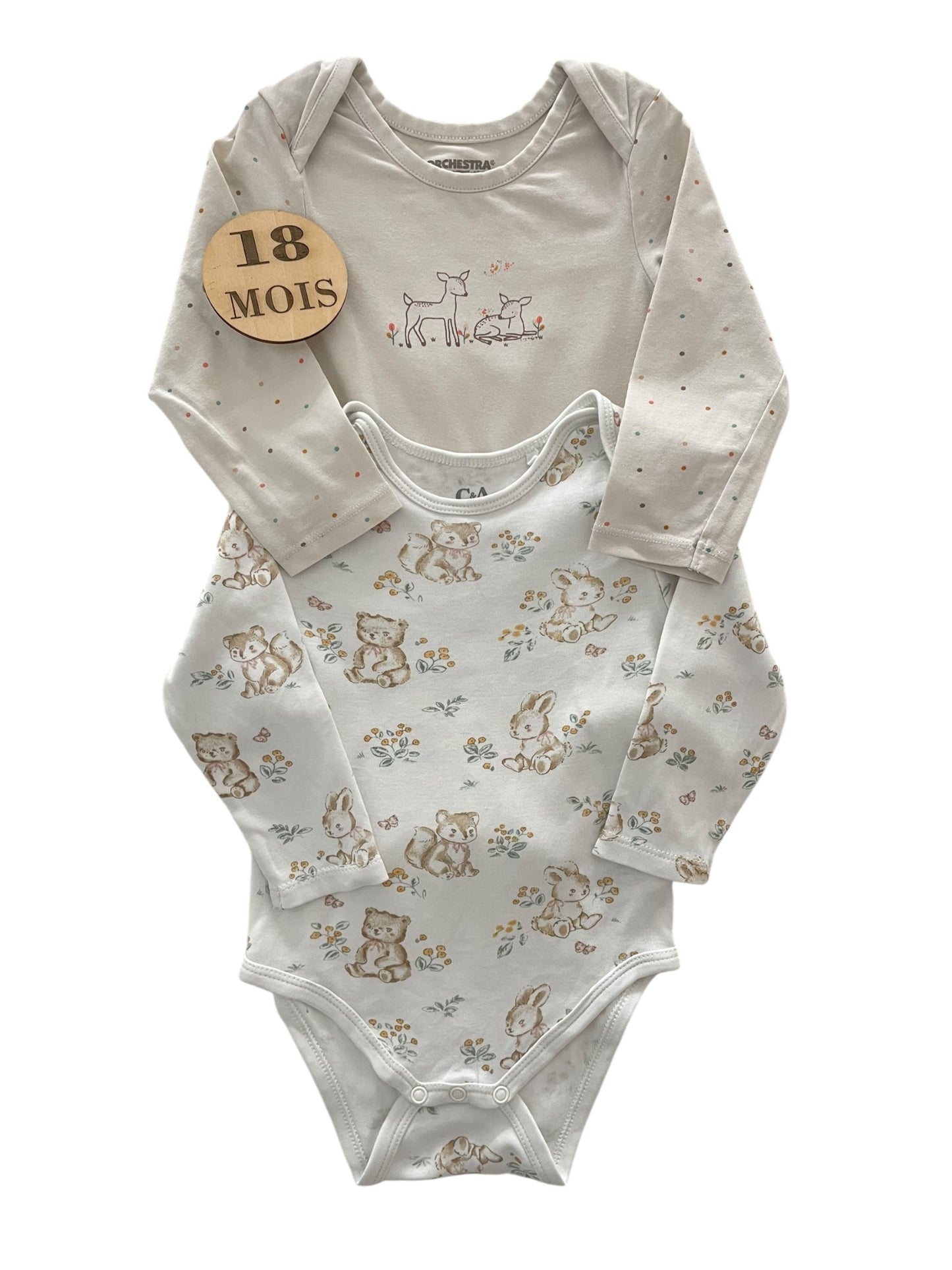 Lot 2 bodies animaux, Orchestra / C&A