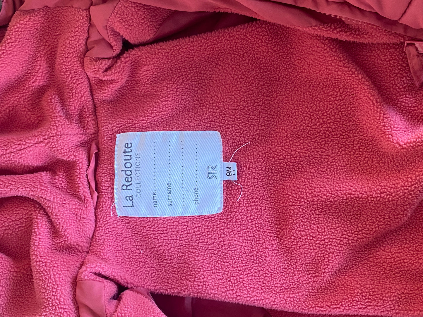 Doudoune rose, doublée polaire, La Redoute