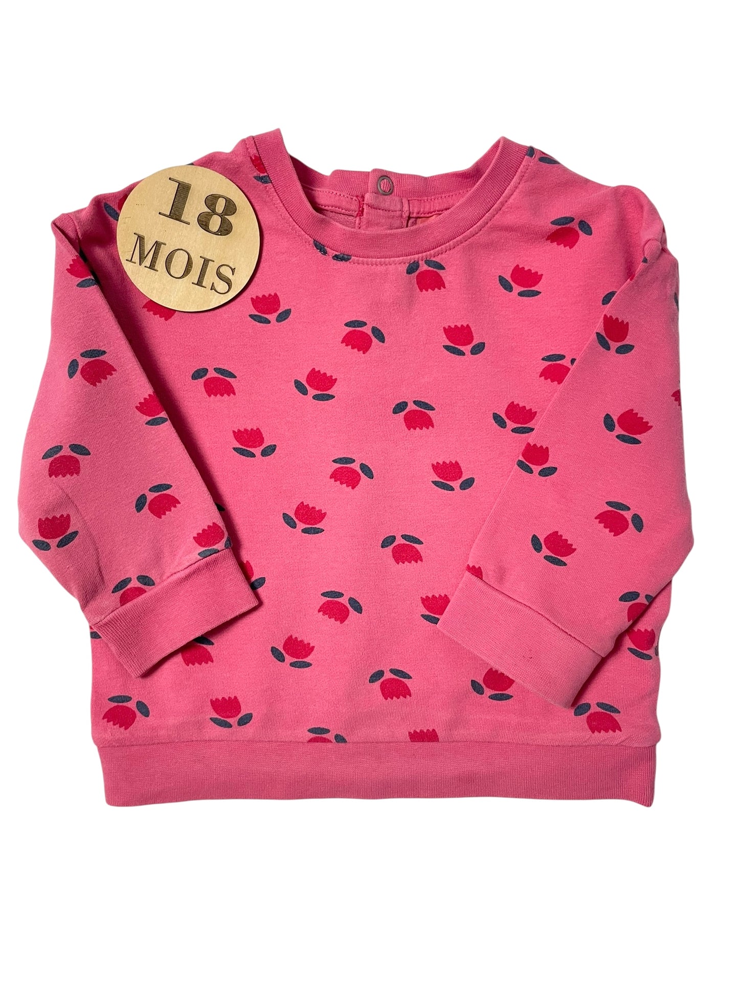 Sweat rose fleuri, Lupilu