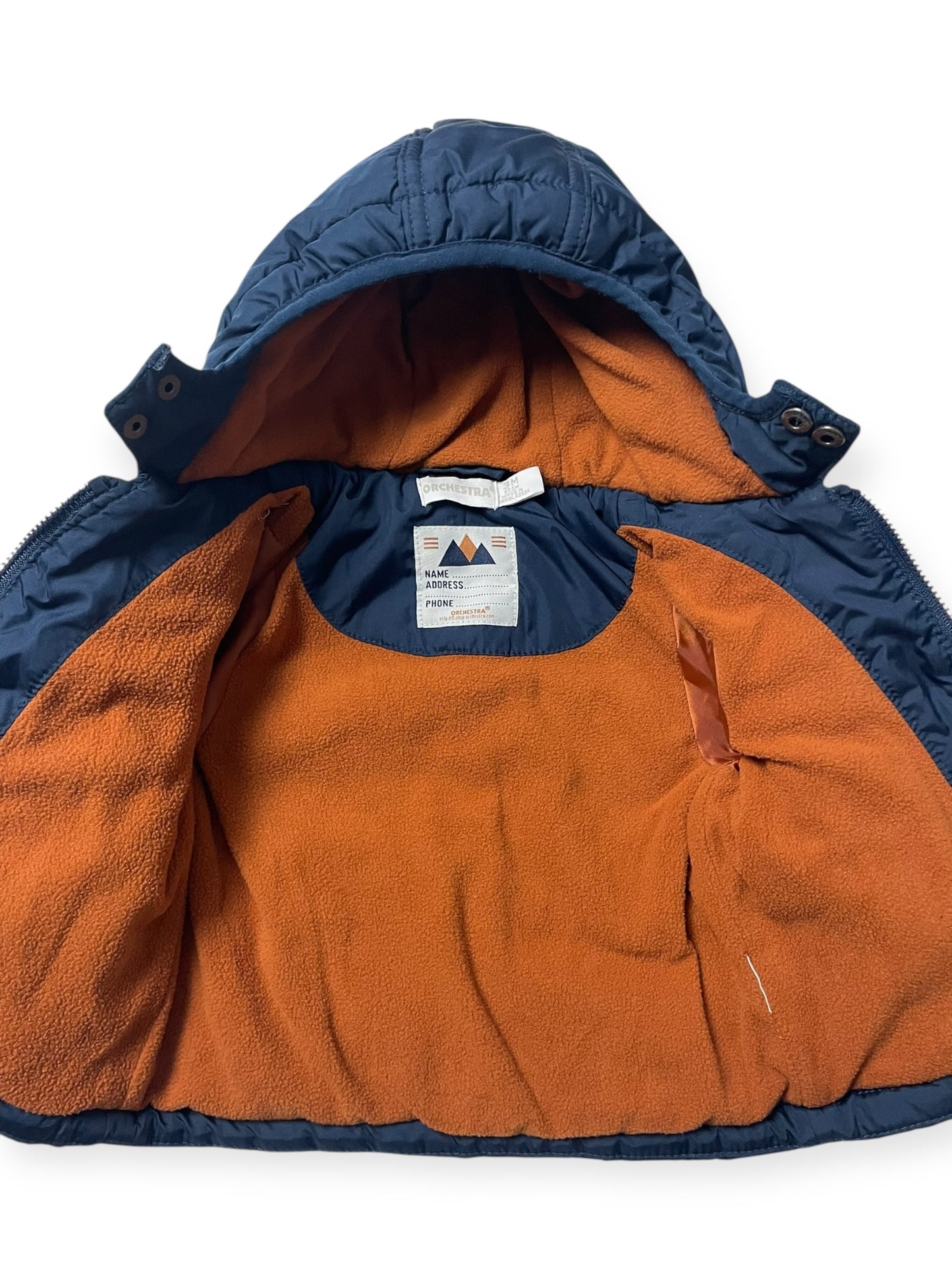 Doudoune bleu-marine, doublée, Orchestra