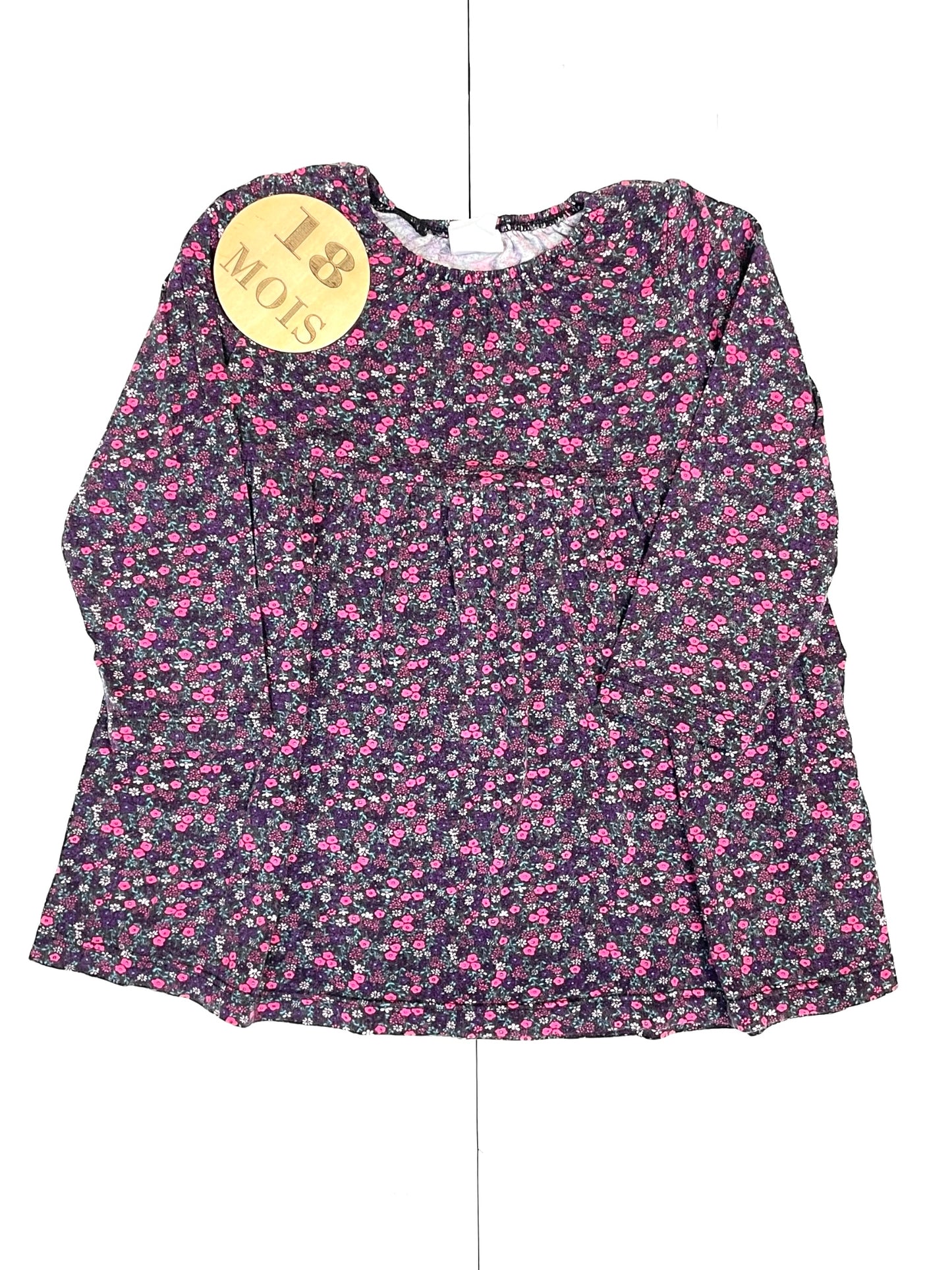 Robe fleurie, rose, H&M