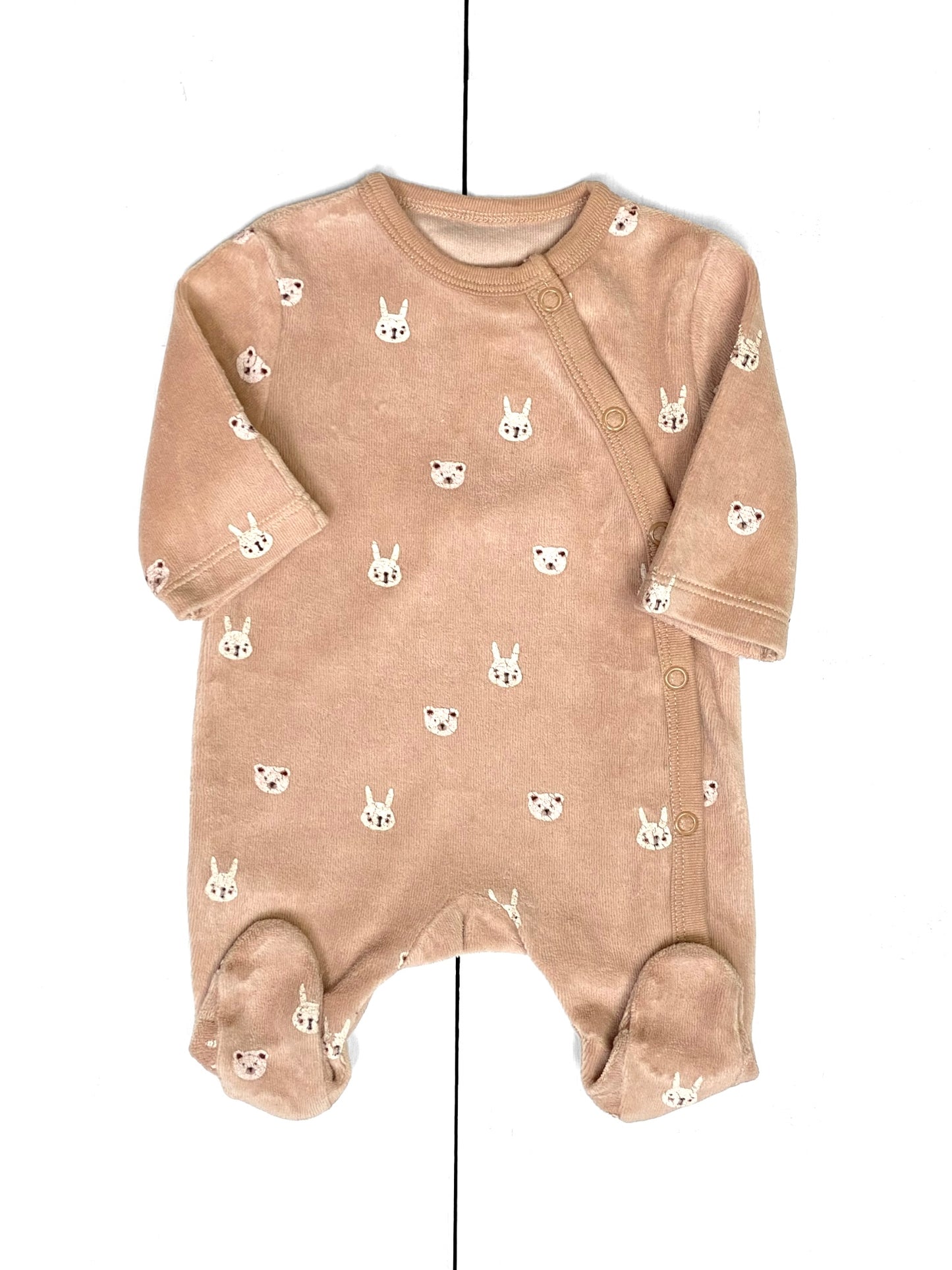 Pyjama velours crème, Kiabi