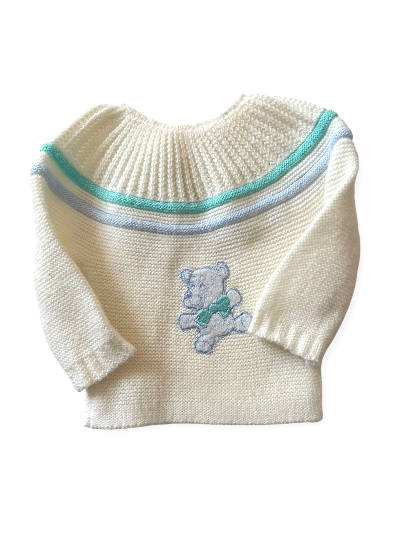 Brassière en mailles, écrue, ourson