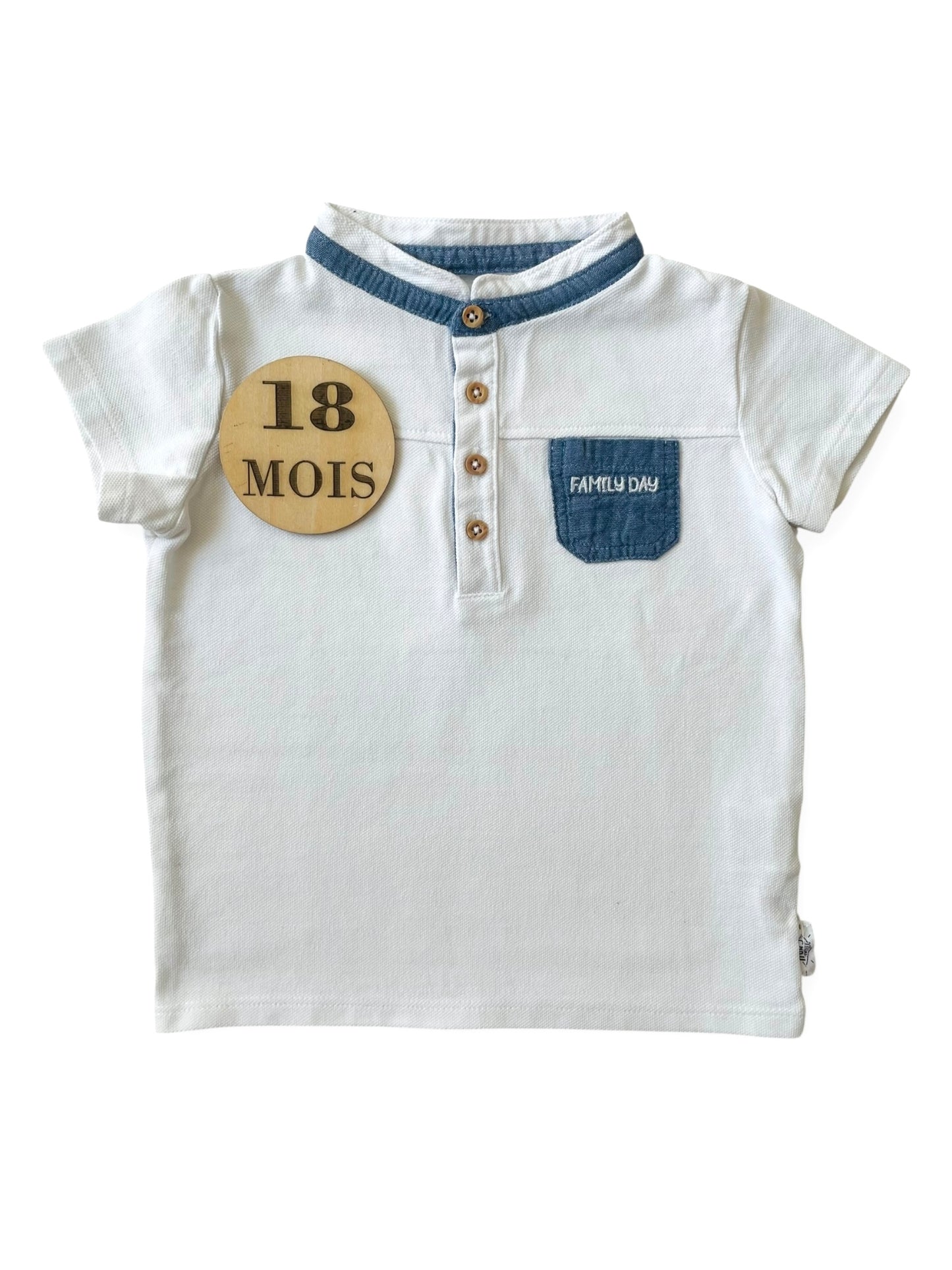 Polo blanc, Kiabi